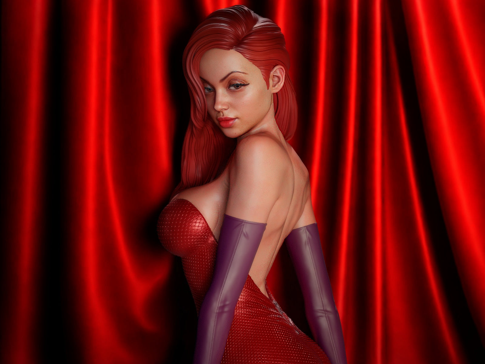 Jessica Rabbit - Who Framed (Censored) Roger Rabbit (SFW/NSFW 18+ Only) - 1:6, 1:9 Scale Figures & Busts