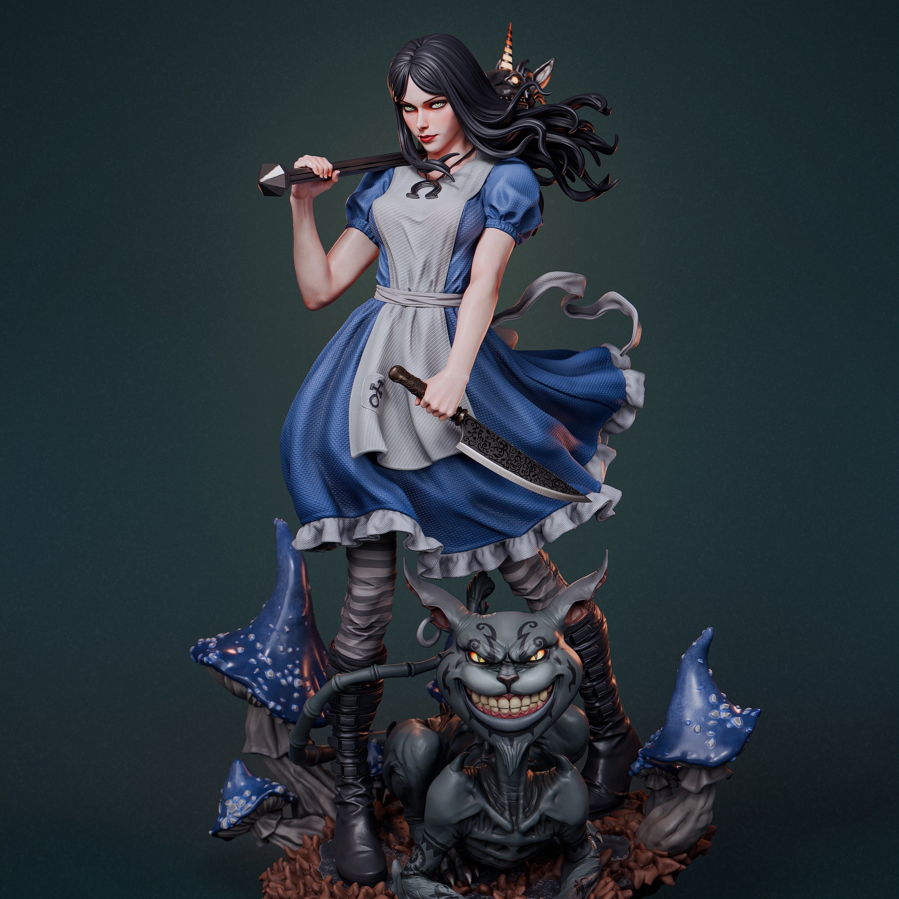 Alice Liddel - Alice in Wonderland / Alice McGee's Alice (SFW/NSFW 18+ Only) - 1:6 Scale