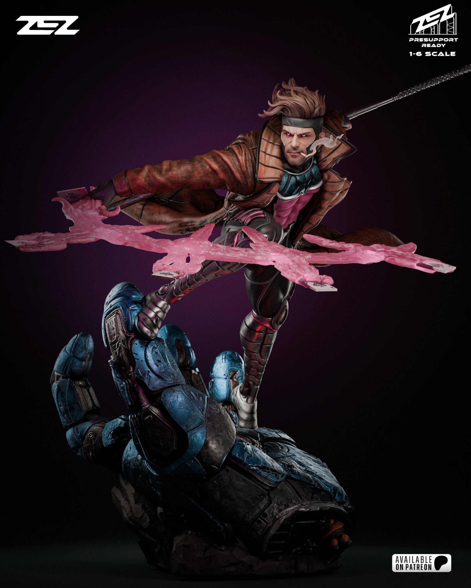 Gambit - Marvel Comics  - 1:6, Bust