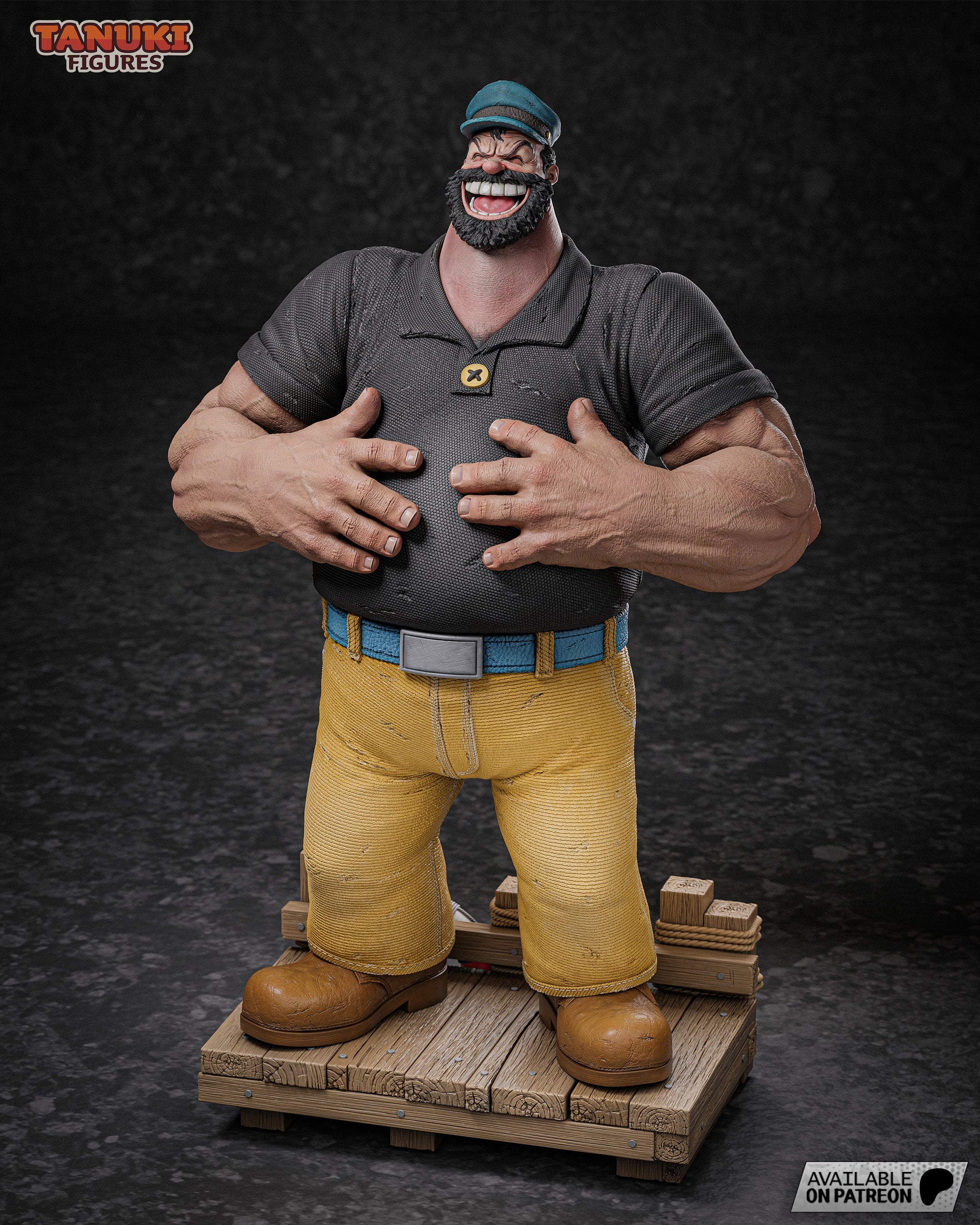 Bluto - Popeye - 1:6 Scale, Bust