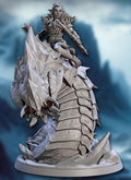 Frostworm Riders and Frostworm Miniatures