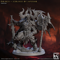 Moloch Scourge of Inferno Miniature – Demonic Warlord Boss
