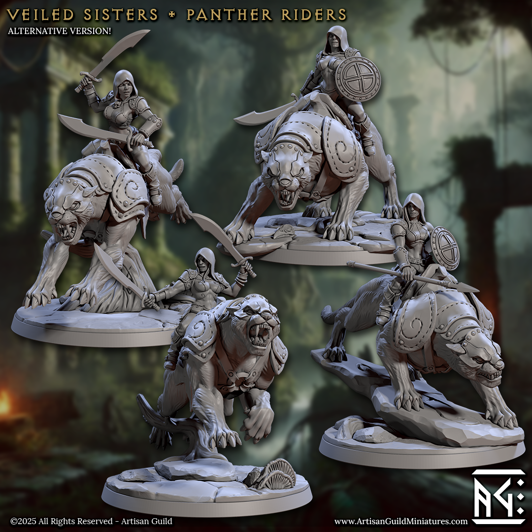 Veiled Panthers, Mounted or Wild