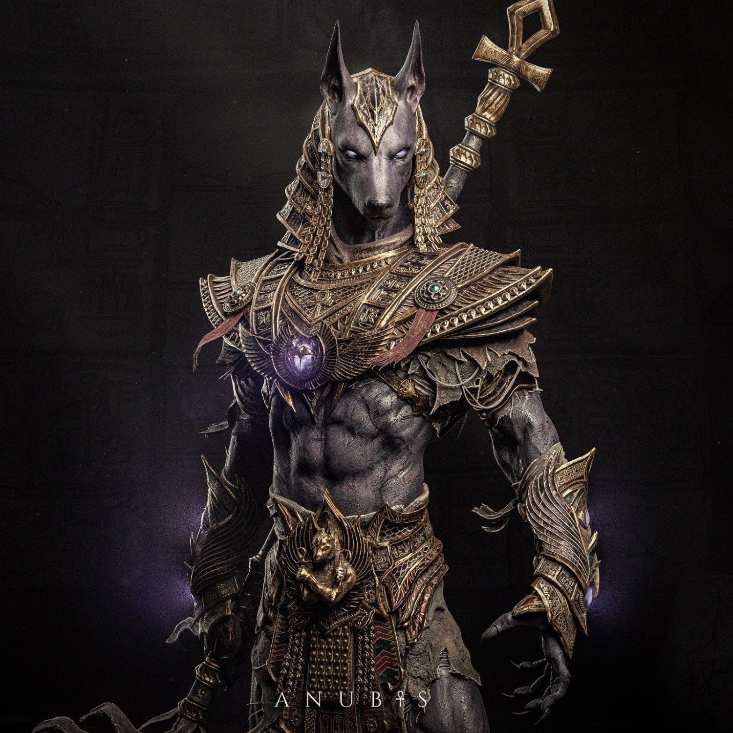 Anubis - Egyptian God - 1:6, 1:9 Scale Figures & Bust