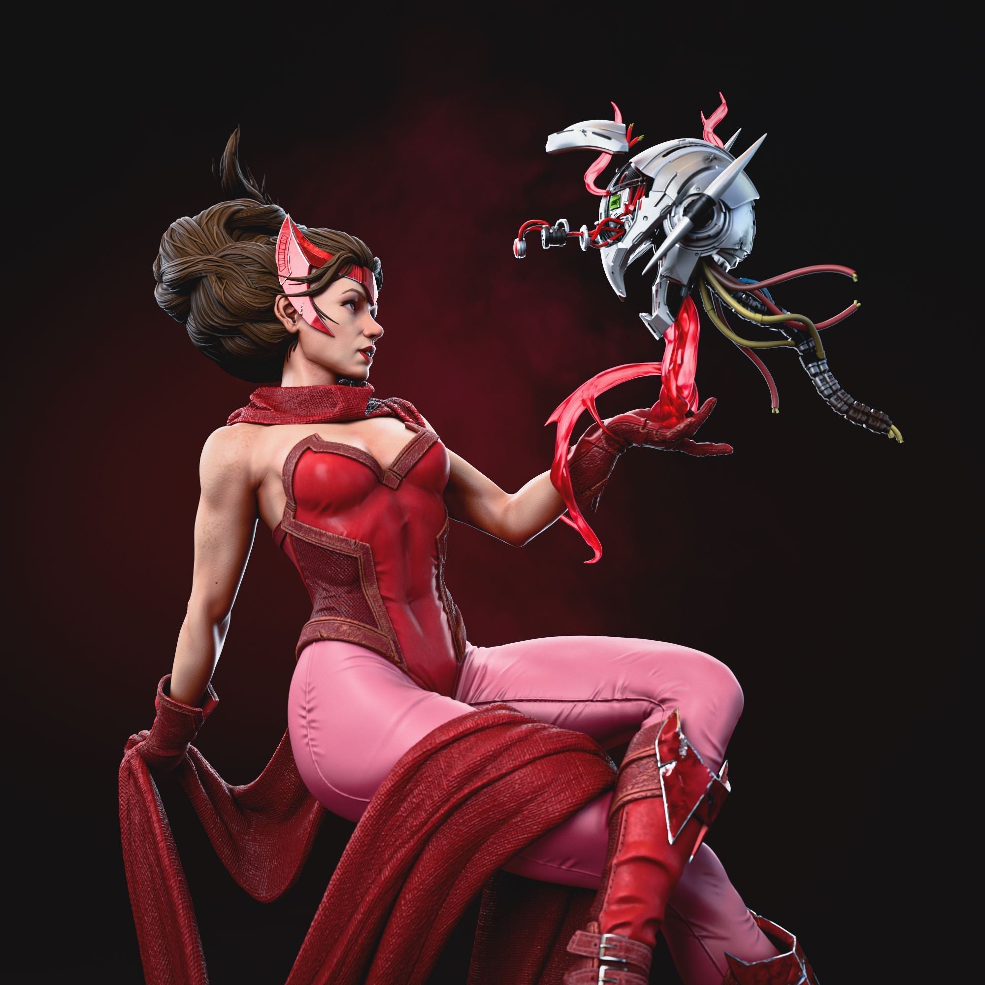 Scarlet Witch - Marvel Comics - 1:6, 1:9 Scale Figures & Bust