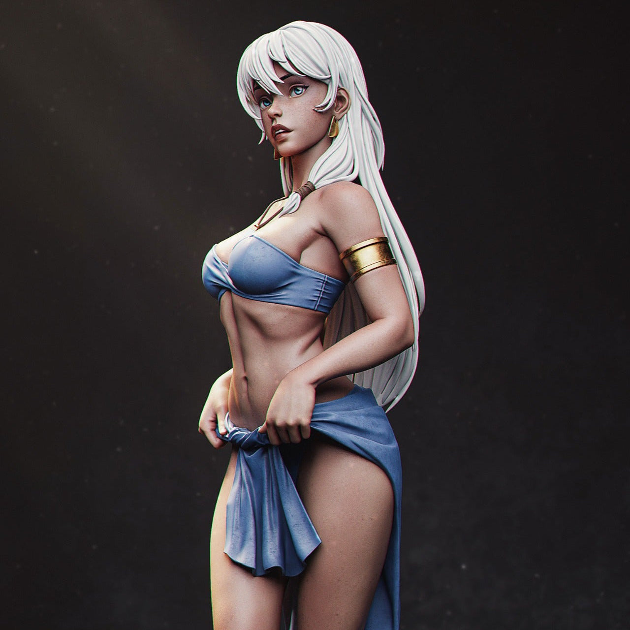 Atlantean Princess (SFW/NSFW 18+ Only) - 1:6, 1:9 Scale Figures & Bust