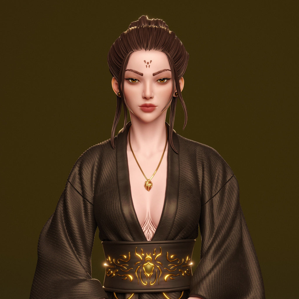 Spider Queen - CA3D Original Art (SFW/NSFW 18+ Only) - 1:6 Scale Figure