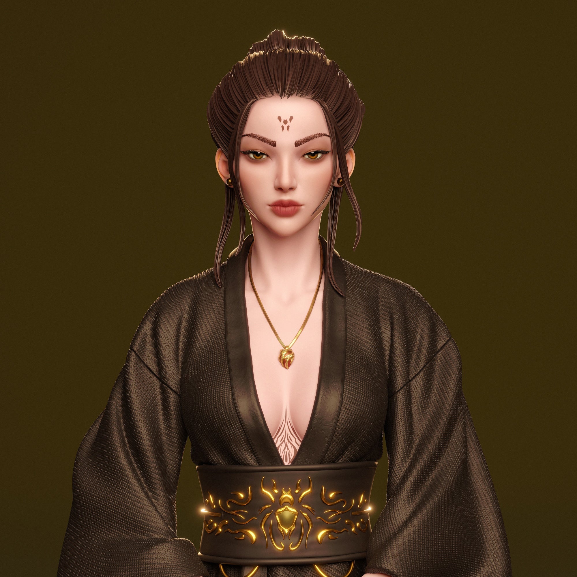 Spider Queen - CA3D Original Art (SFW/NSFW 18+ Only) - 1:6 Scale Figure