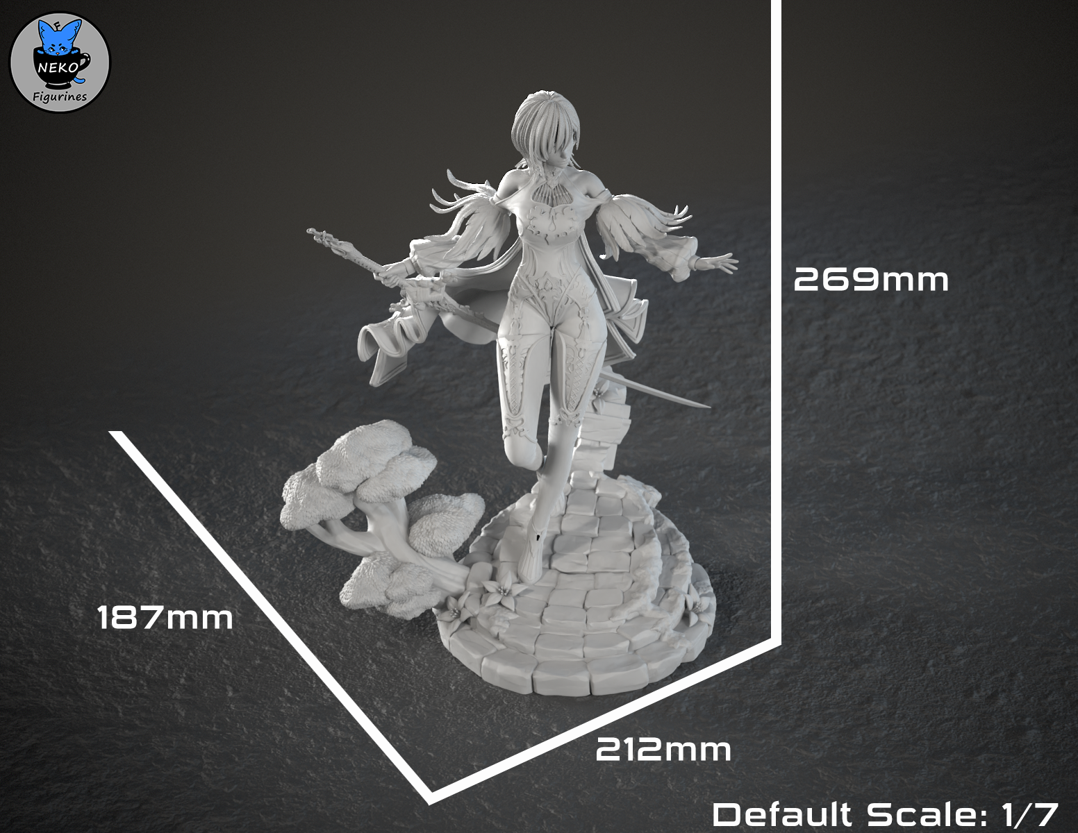 YoRHa No.10 Type H (10H) - Nier Automata - 1:7 Scale