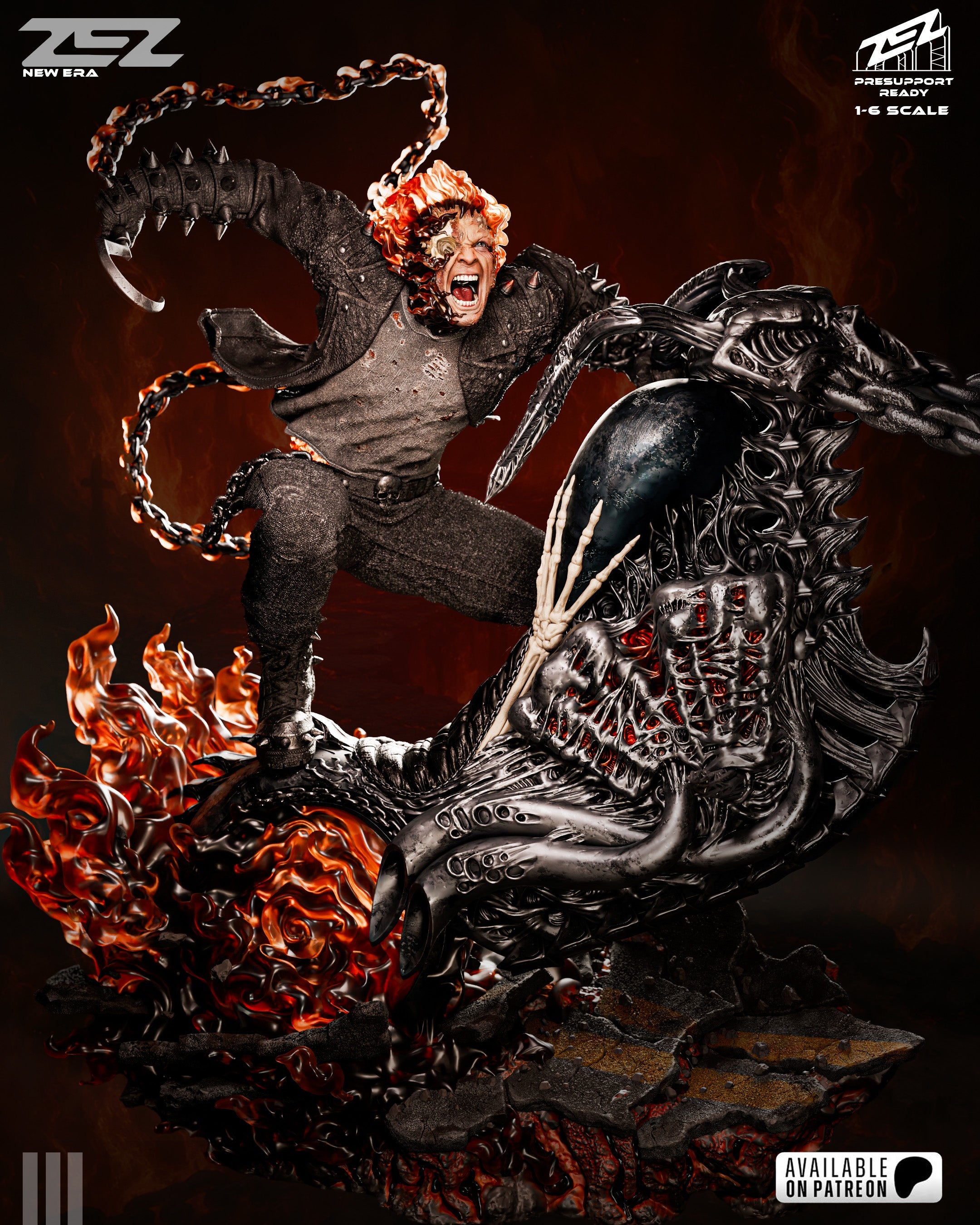 Ghost Rider - Marvel Comics  - 1:6 Scale, Bust