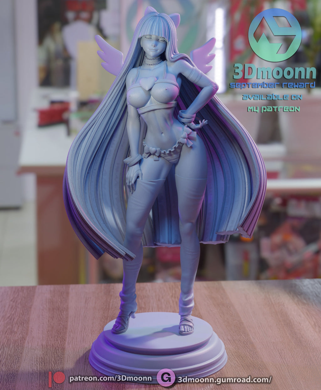 Stocking - Panty and Stocking with Garterbelt (SFW/NSFW 18+ Only) - 1:6 Scale