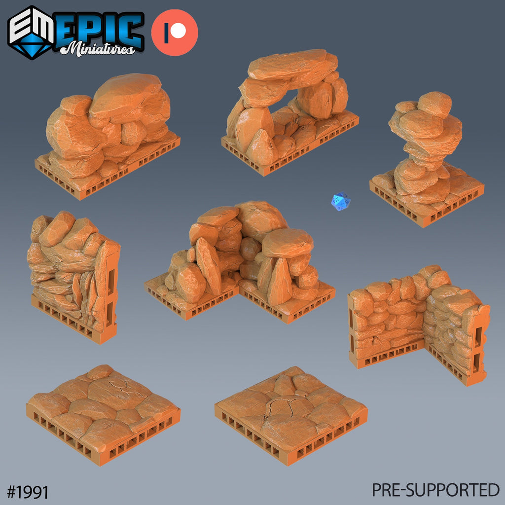 Dwarf Mine - Terrain - Floors and Walls
