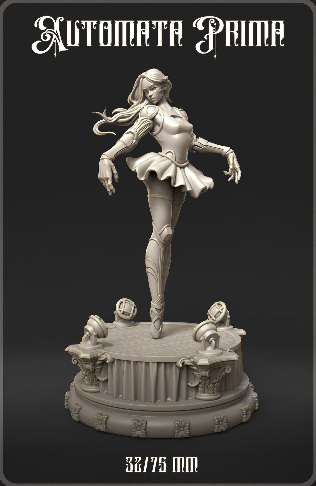 Automata Prima Warforged Bard Miniature
