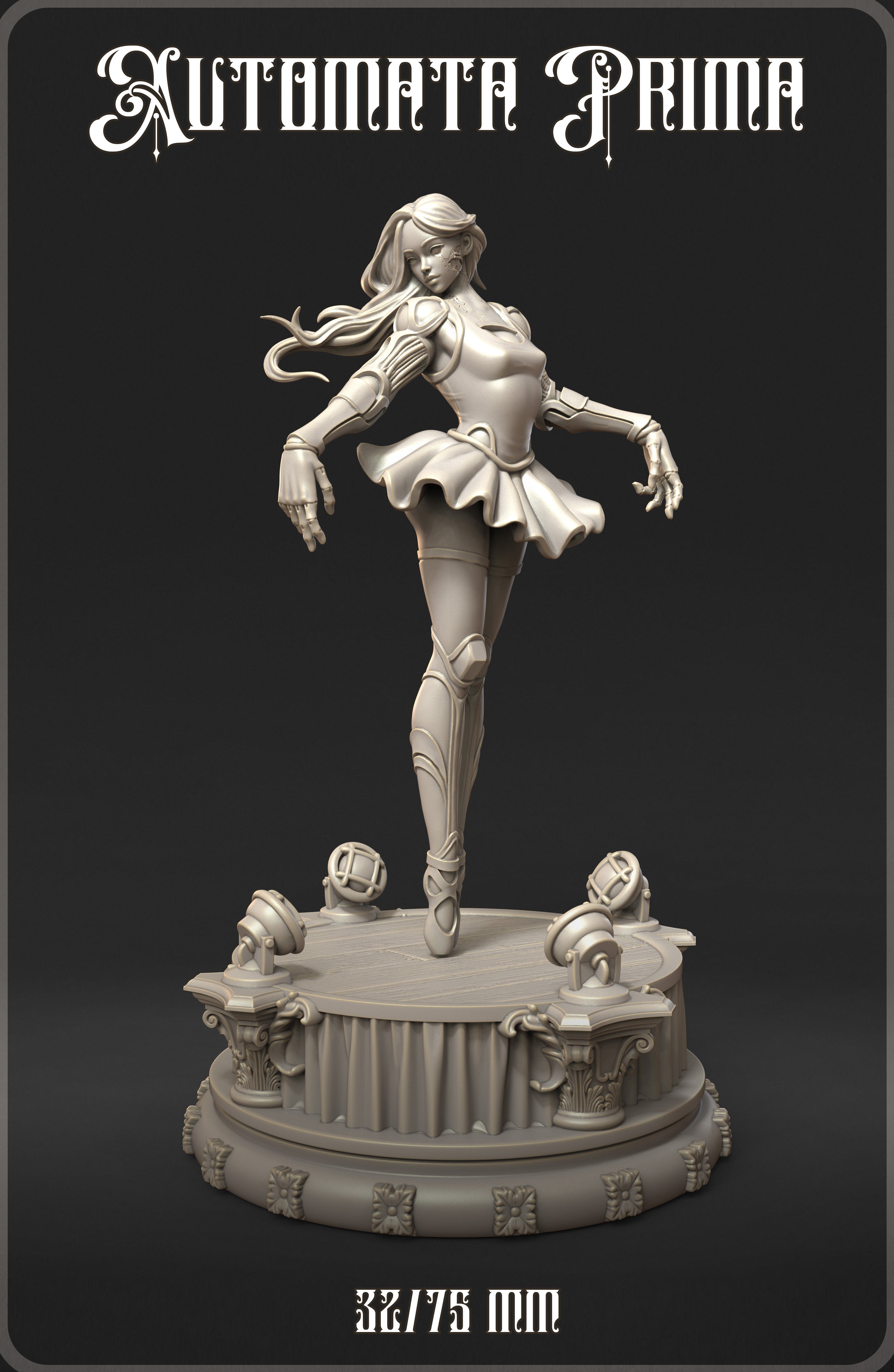 Automata Prima Warforged Bard Miniature