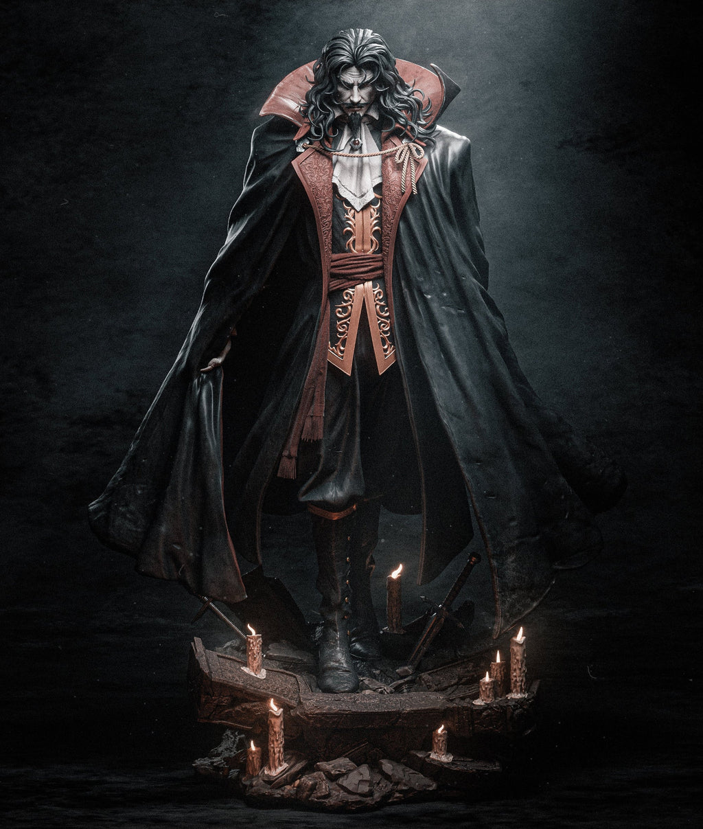 Dracula - Castlevania - 1:6, 1:9 Scale Figures & Bust