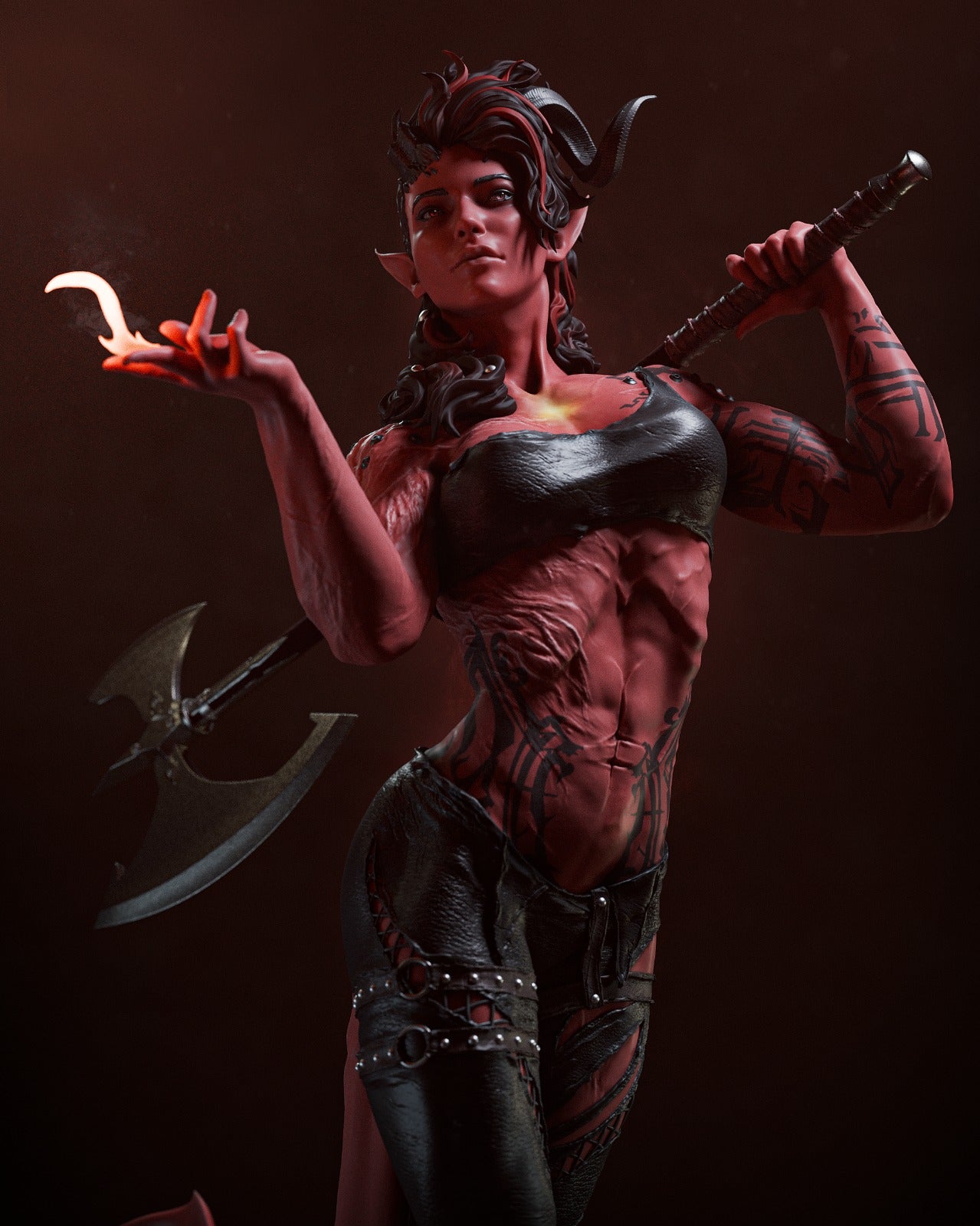 Karlach - Baldur's Gate (SFW/NSFW 18+ Only) - 1:6 Scale Figures & Bust