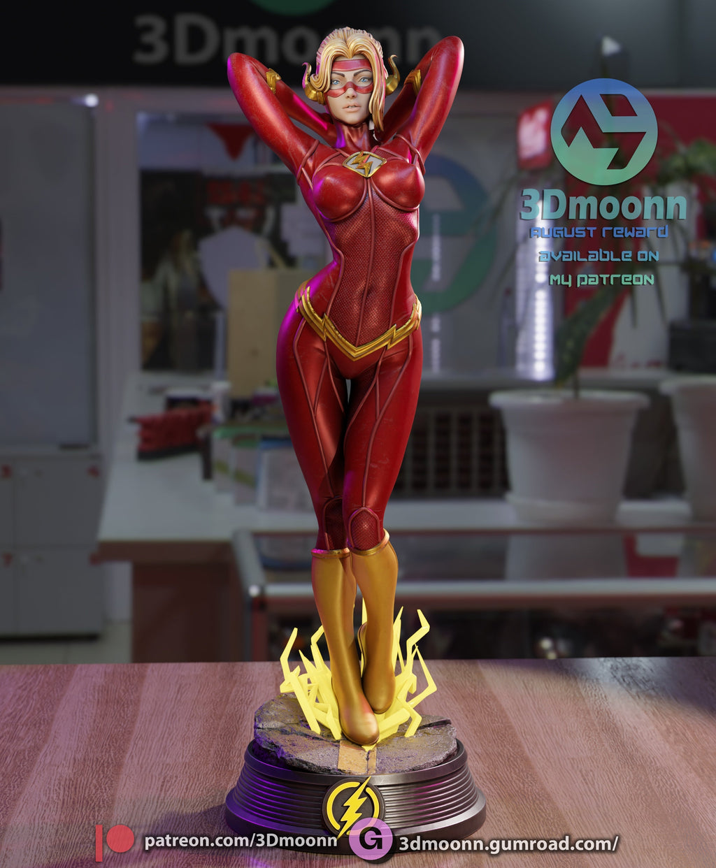 Lady Flash - DC Comics (SFW/NSFW 18+) - 1:6 Scale