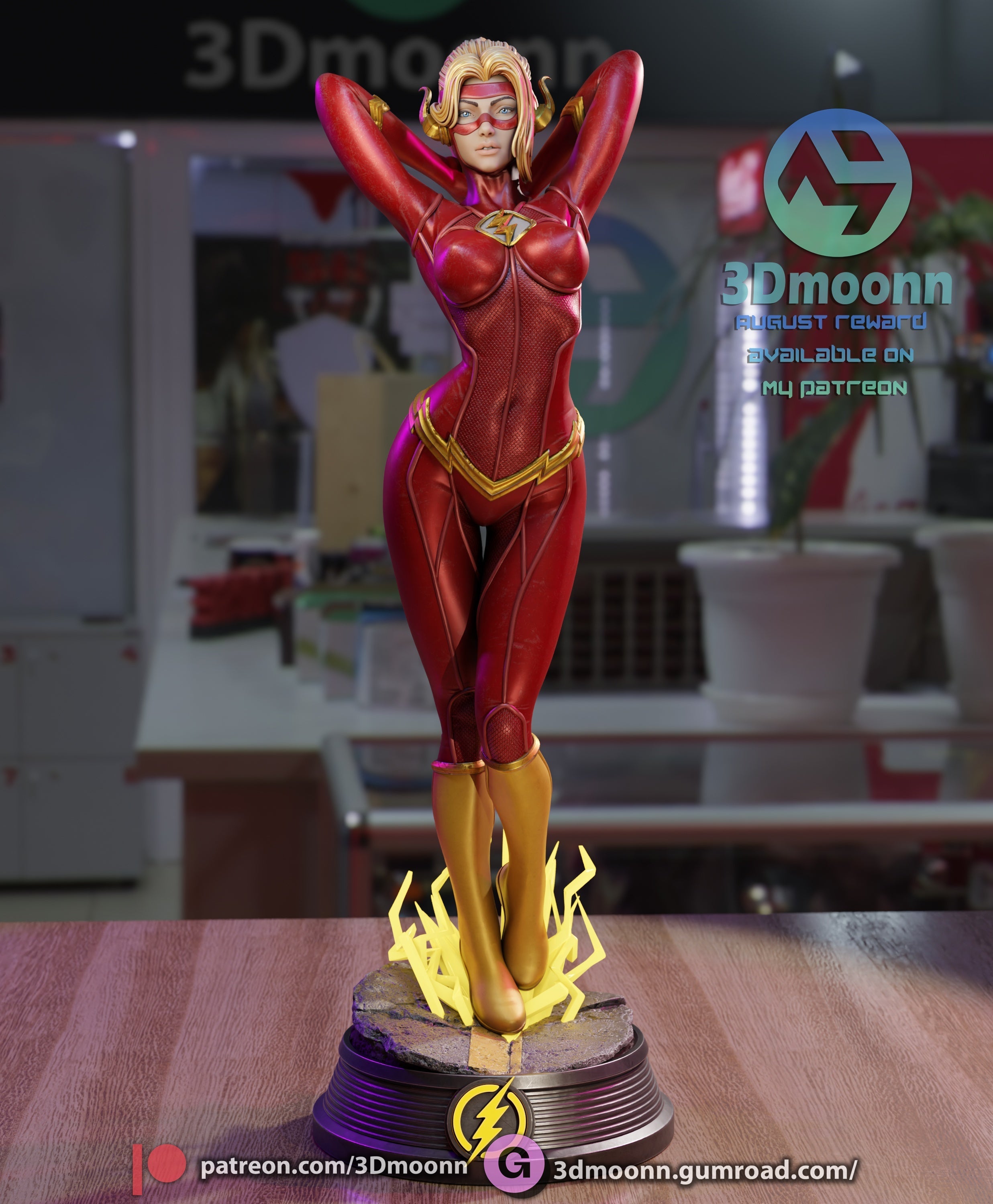Lady Flash - DC Comics (SFW/NSFW 18+) - 1:6 Scale