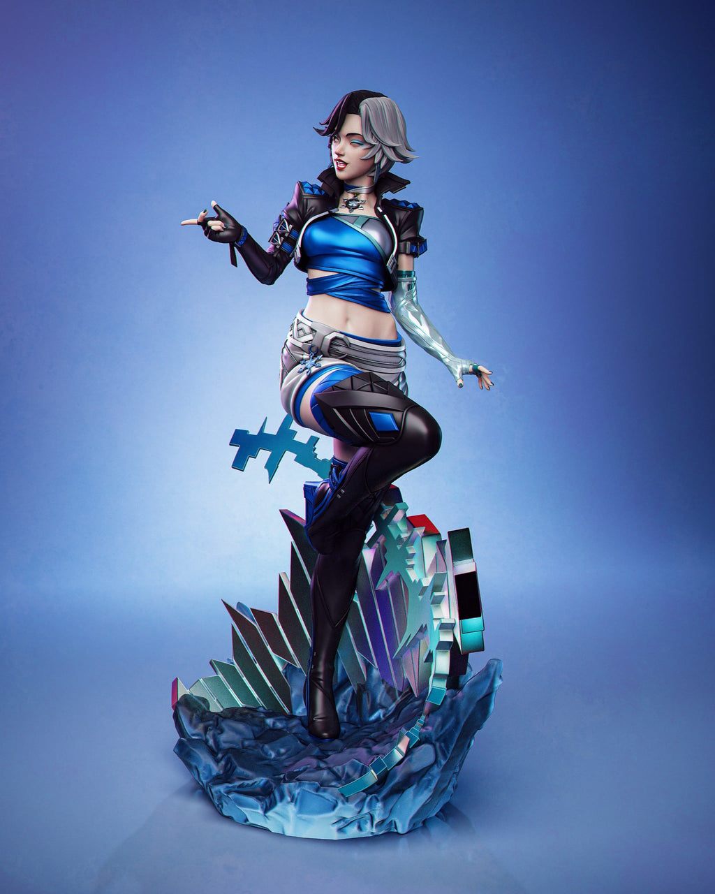 Luna Snow - Marvel Rivals (SFW/NSFW 18+ Only) - 1:6, 1:9 Scale Figures & Bust