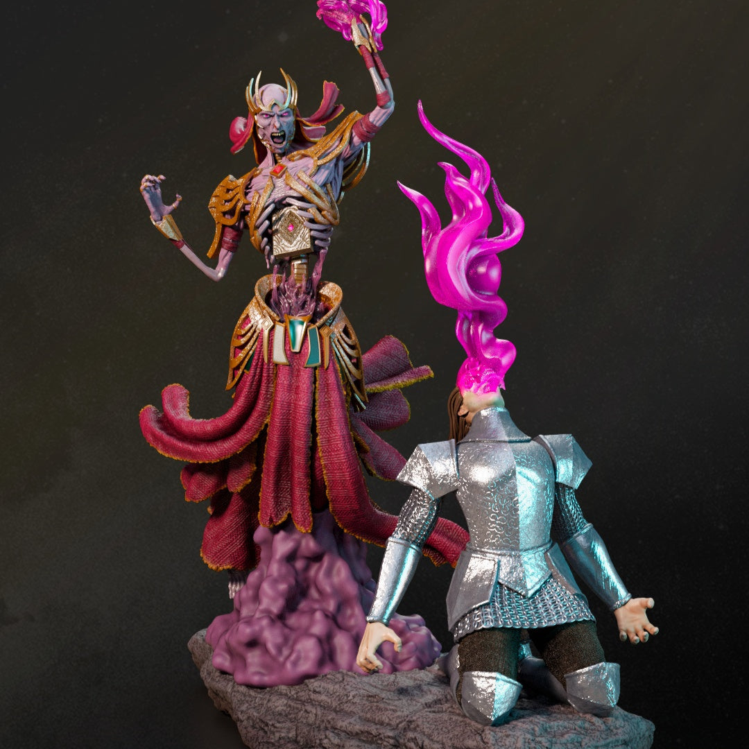 Vecna - The Forgotten Realms - 1:8 Scale Figure, 32mm Miniature & Bust