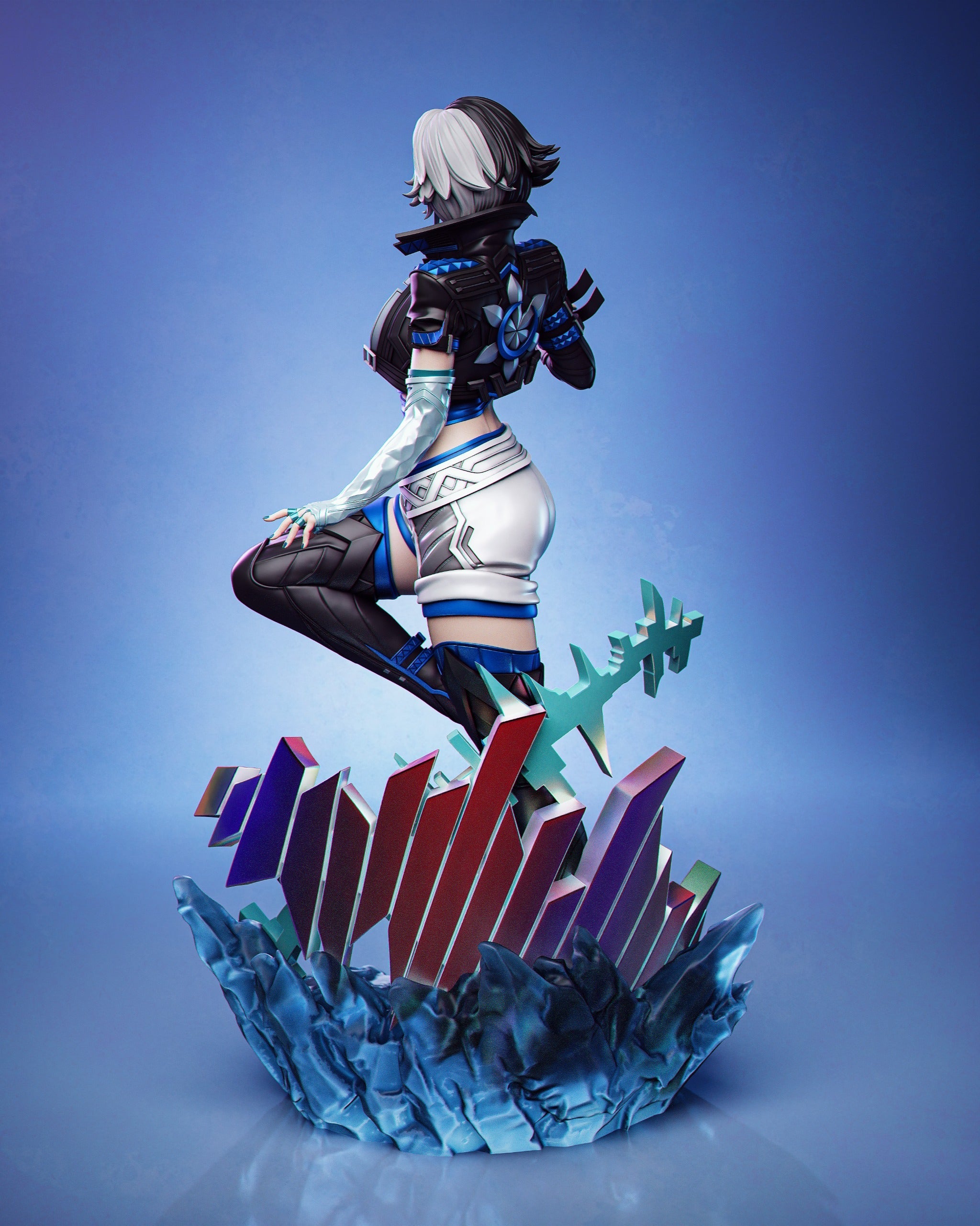 Luna Snow - Marvel Rivals (SFW/NSFW 18+ Only) - 1:6, 1:9 Scale Figures & Bust