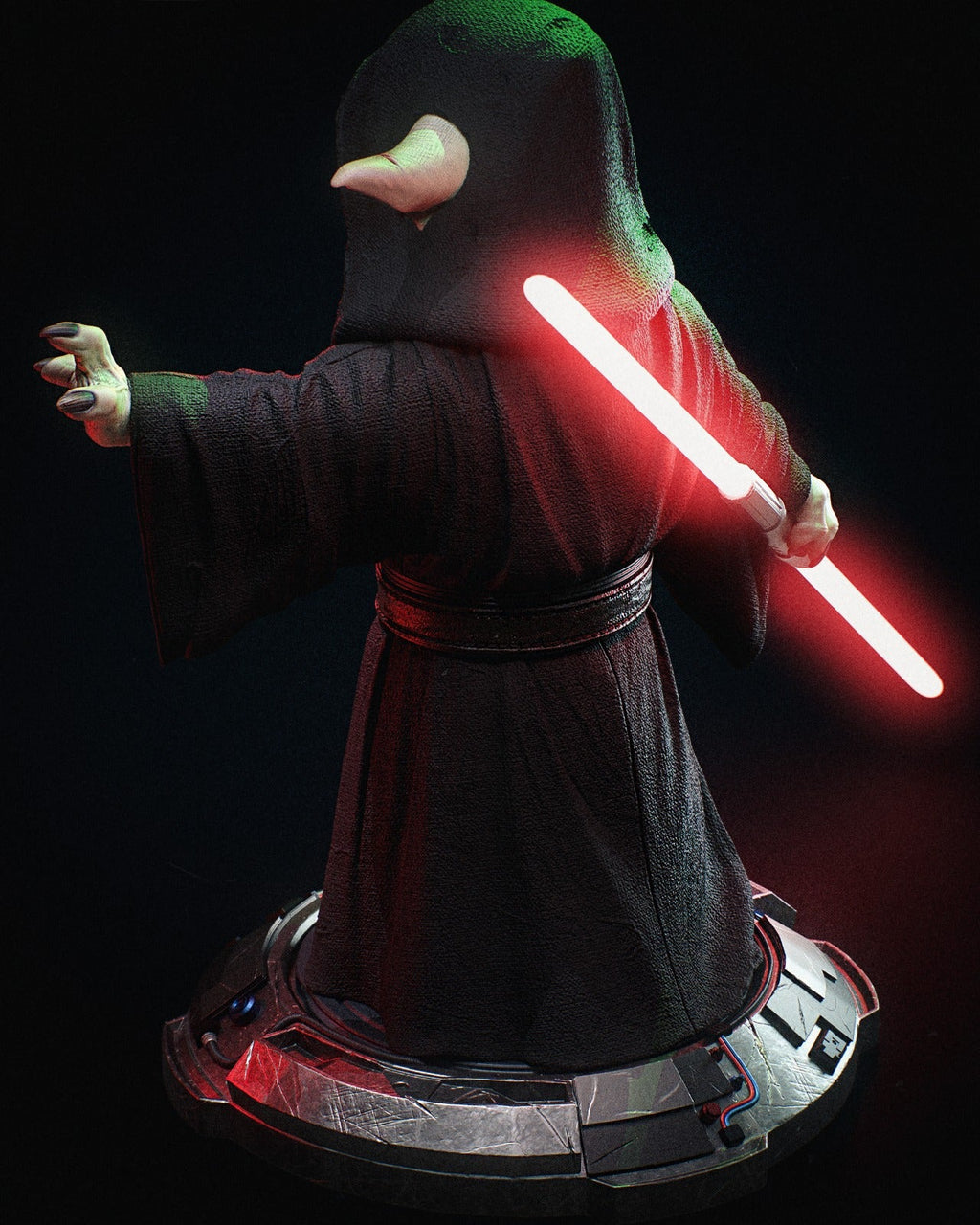Darth Yoda - SW - 1:6, 1:9 Scale Figures & Bust