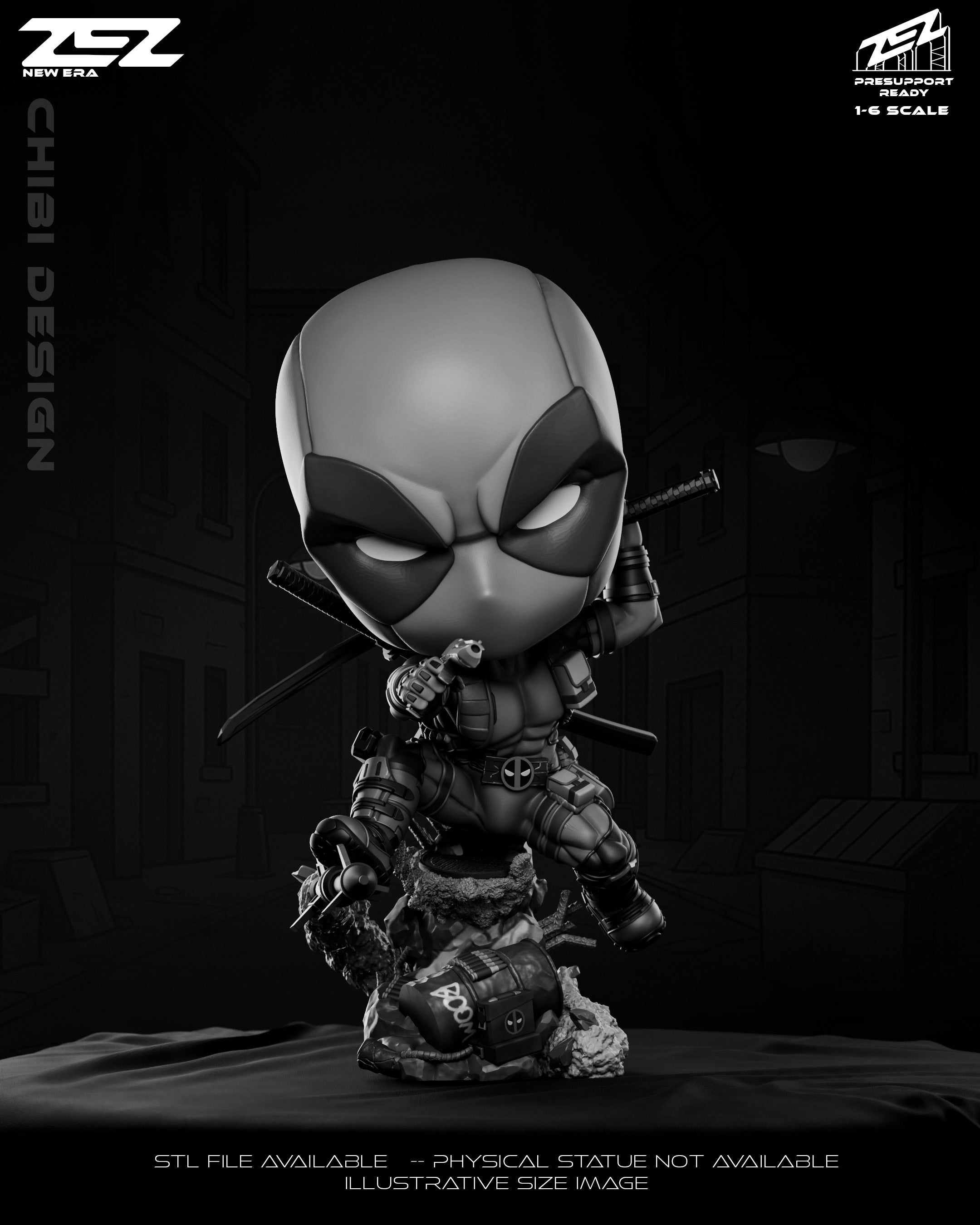 Chibi Deadpool - Marvel Comics