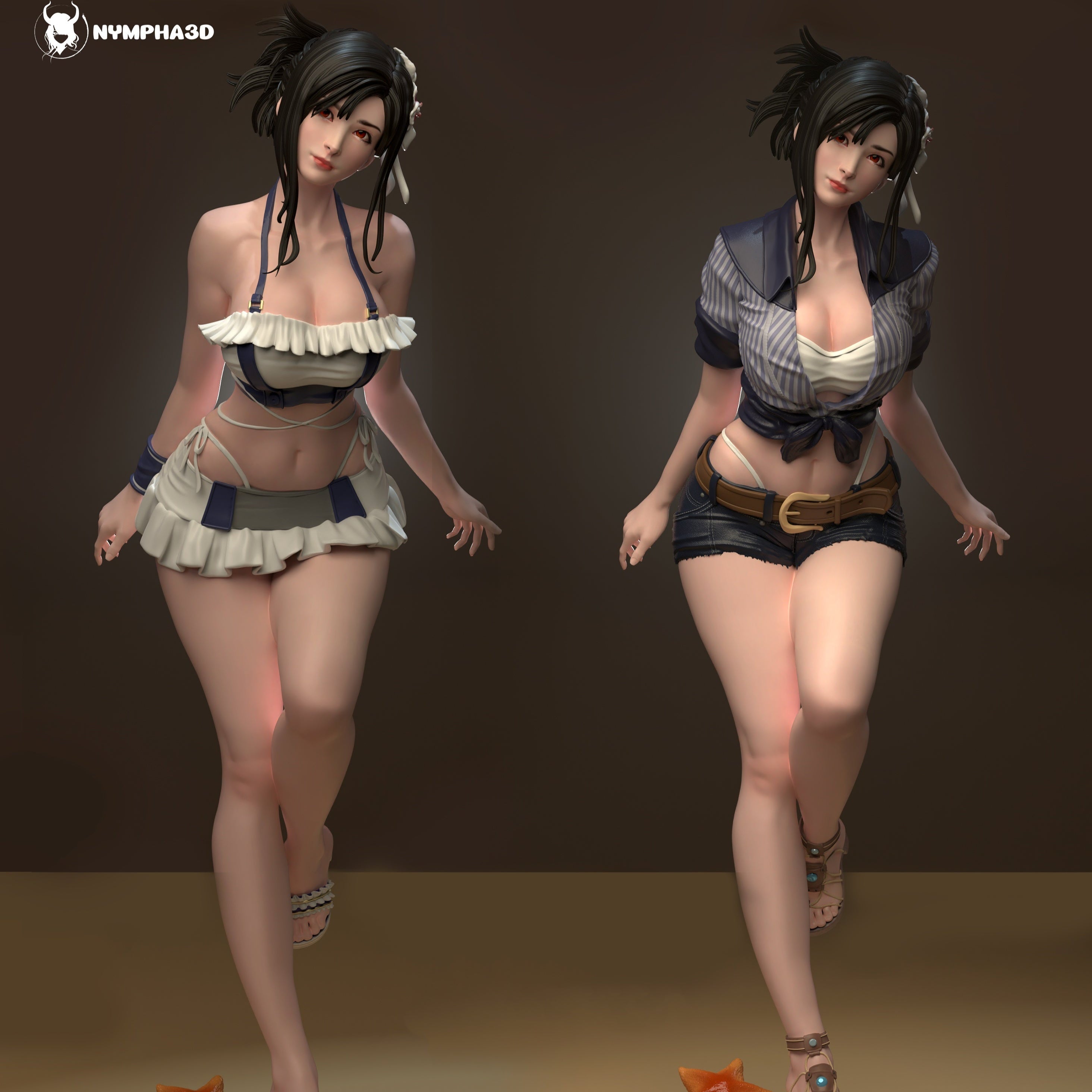 Tifa - Final Fantasy VII (SFW/NSFW 18+ Only) - 1:6 Scale