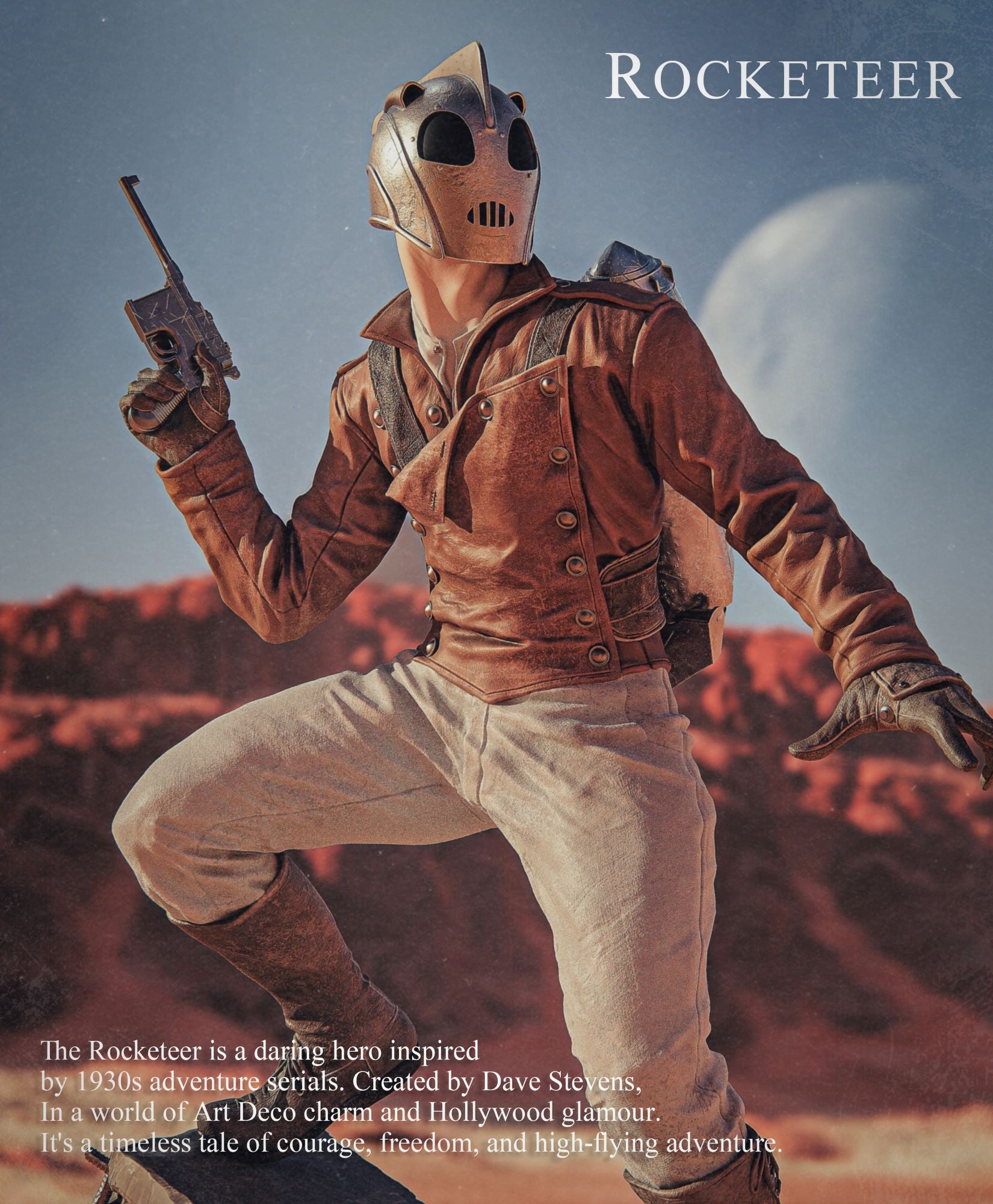 Rocketeer - The Rocketeer - 1:6, 1:9 Scale Figures & Bust
