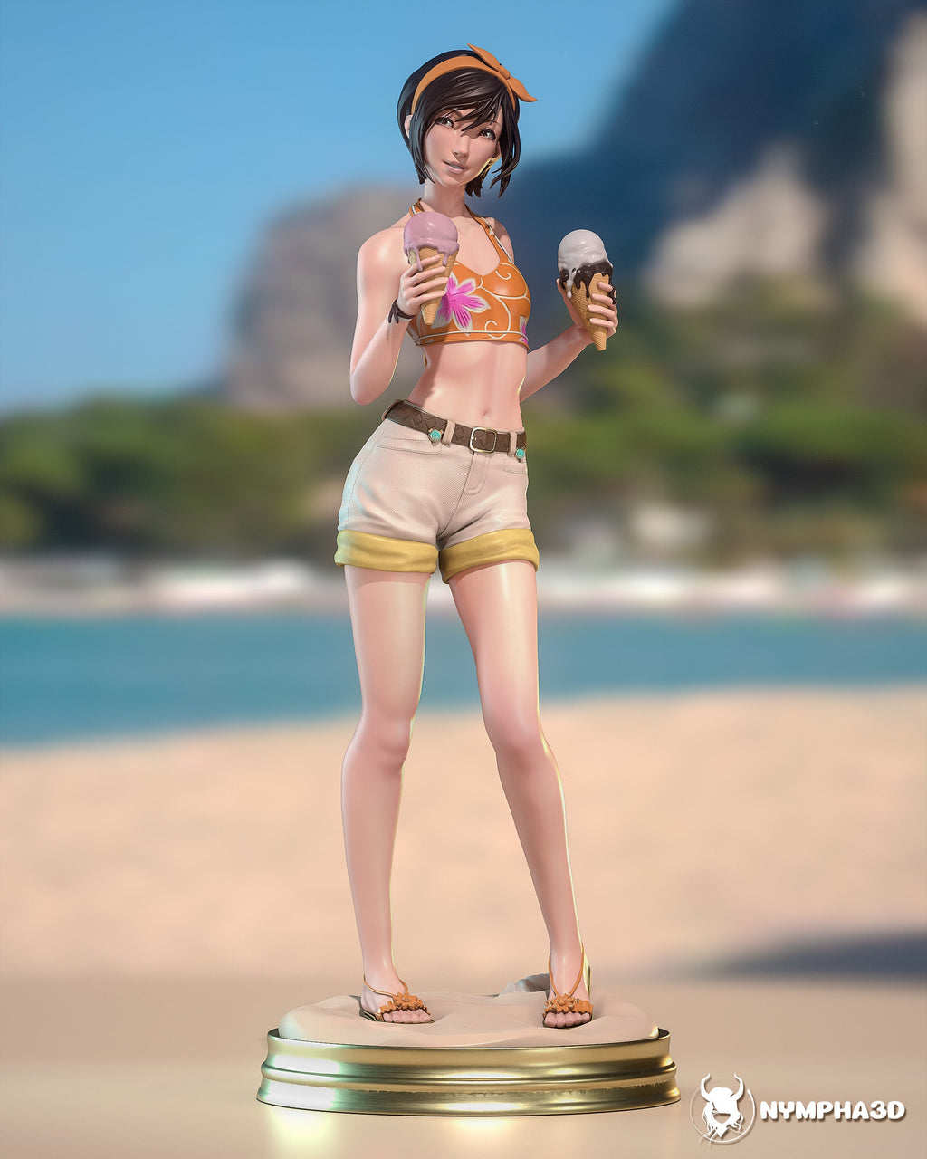 Final Fantasy VII Beach Edition Diorama - Final Fantasy VII - 1:6 Scale