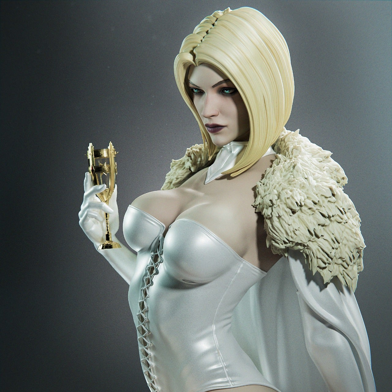 Emma Frost "White Queen" - Marvel Comics (SFW/NSFW 18+ Only) 1:6 Scale Figures & Bust