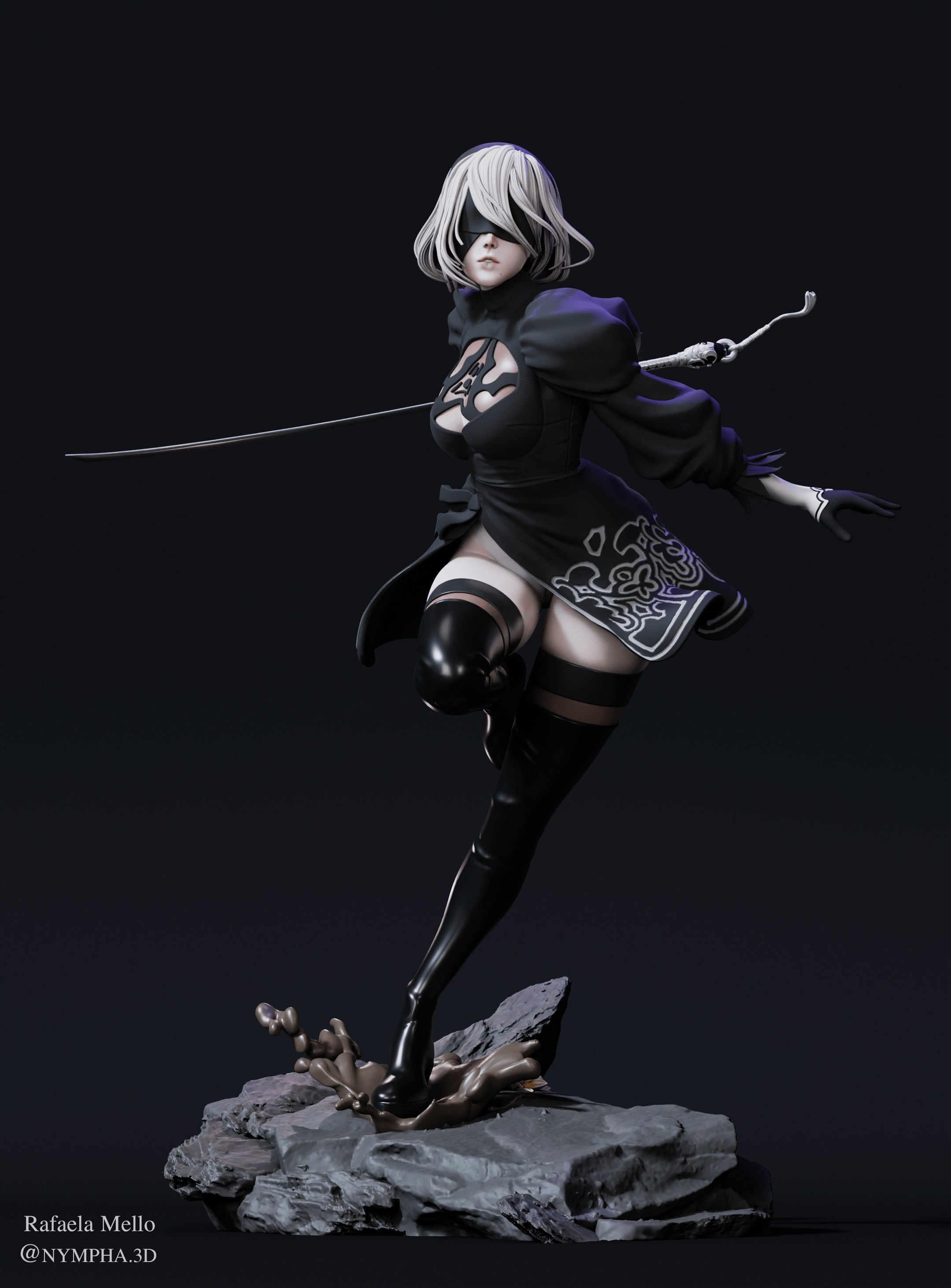 YoRHa No.2 Type B  (2B) - Nier Automata - 1:6 Scale
