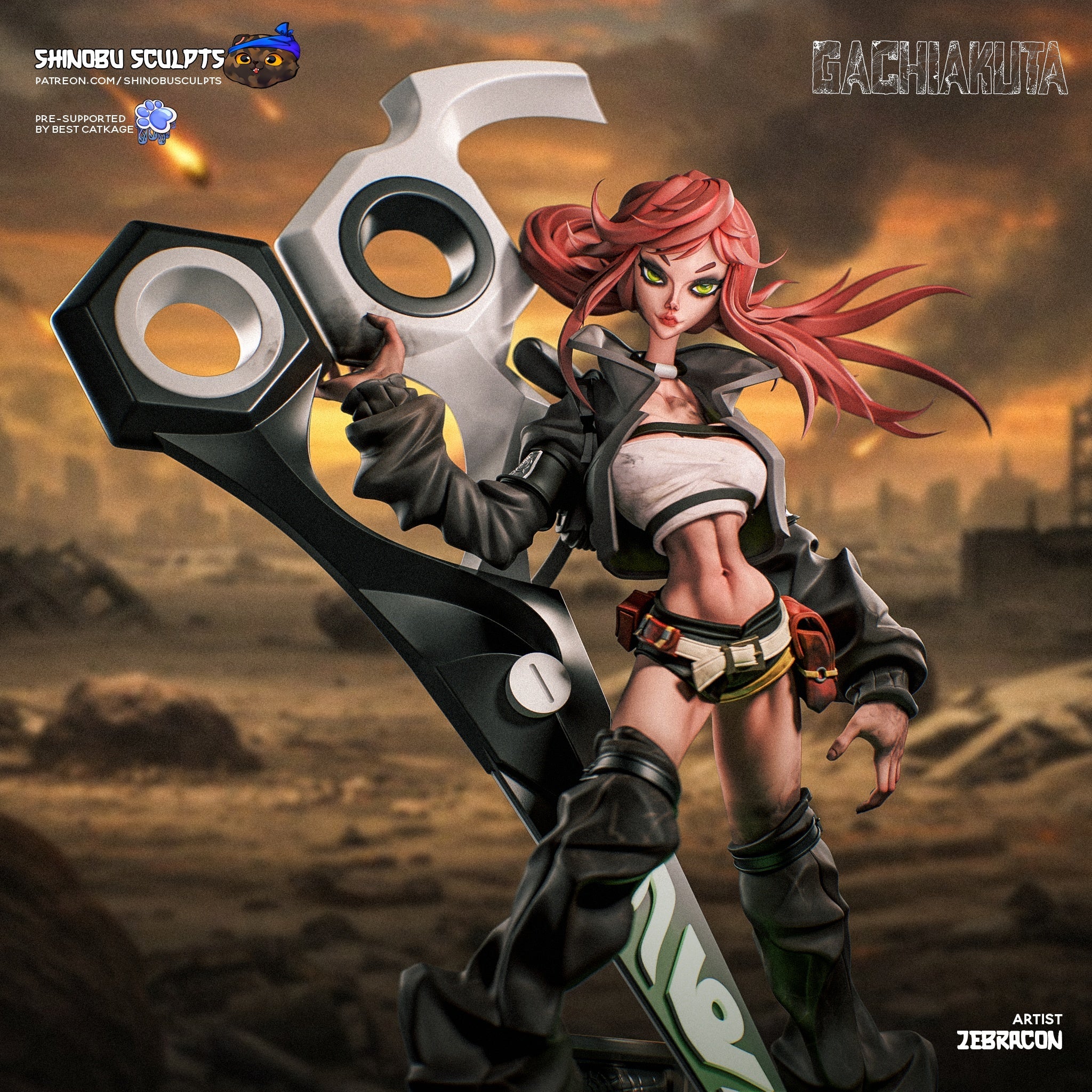 Riyo Reaper -  Gachiakuta - 1:8 Scale