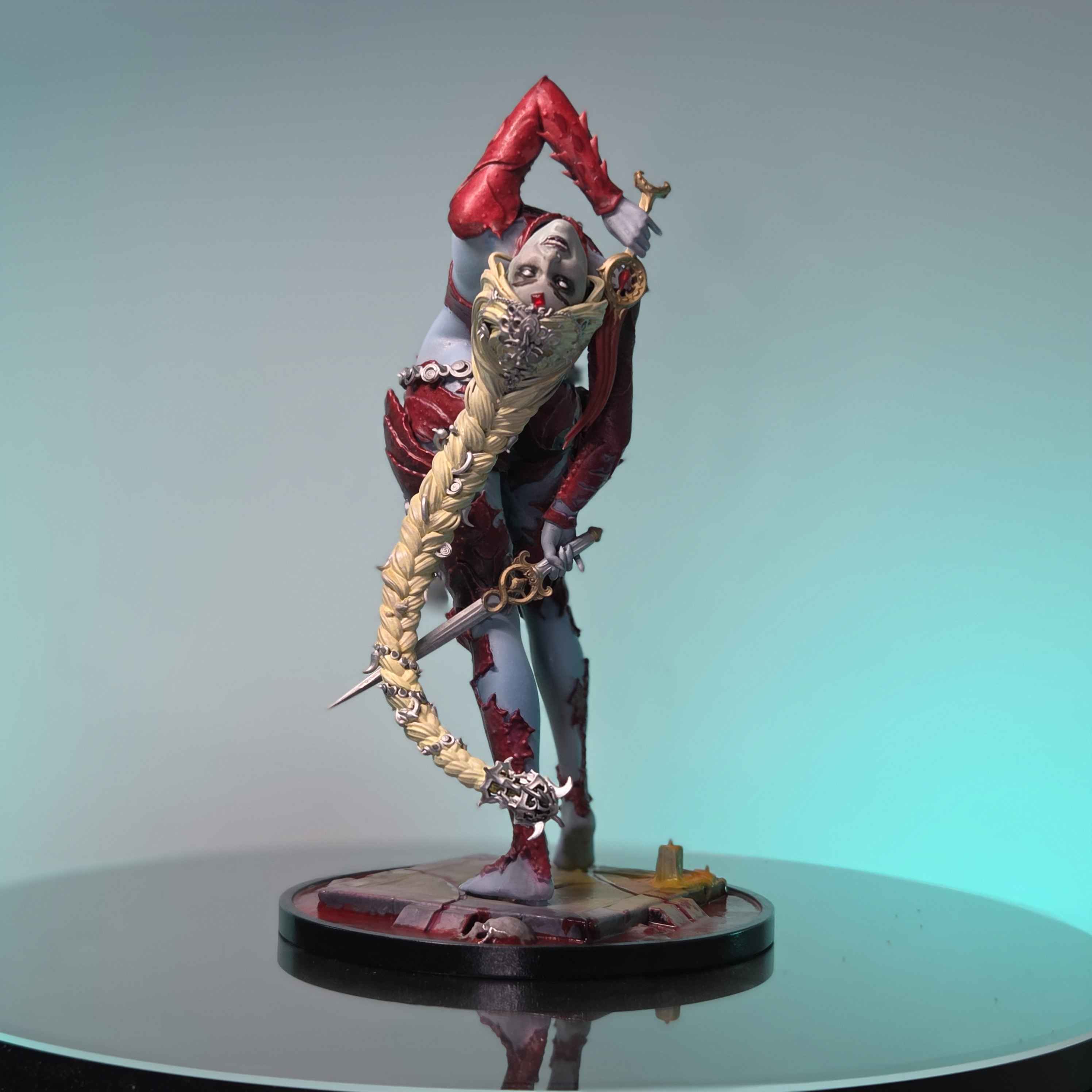Pre-Painted & Quick Ship - Orin the Red  Figure - Baldur's Gate - 1:8 scale
