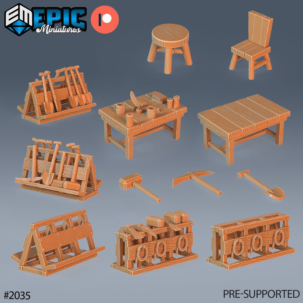 Dwarf Mine - Scatter - Tools