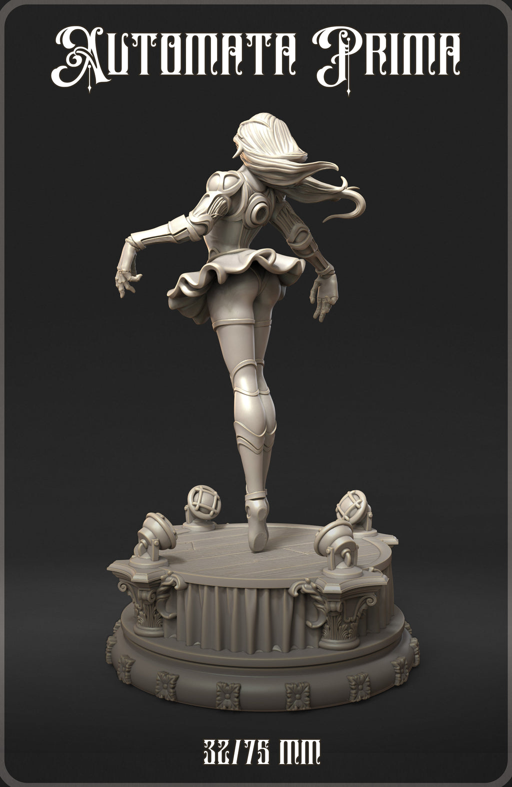Automata Prima Warforged Bard Miniature