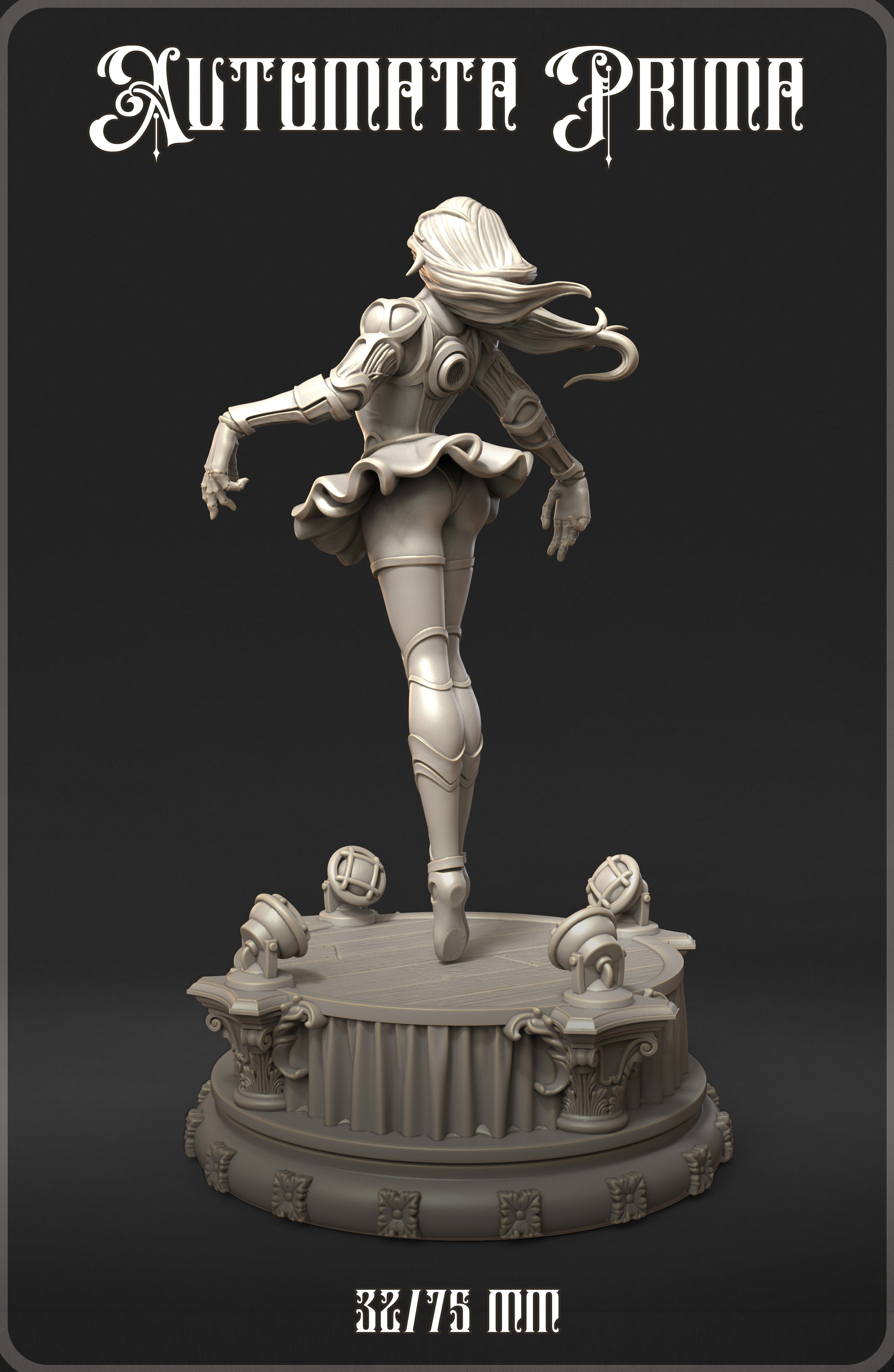Automata Prima Warforged Bard Miniature