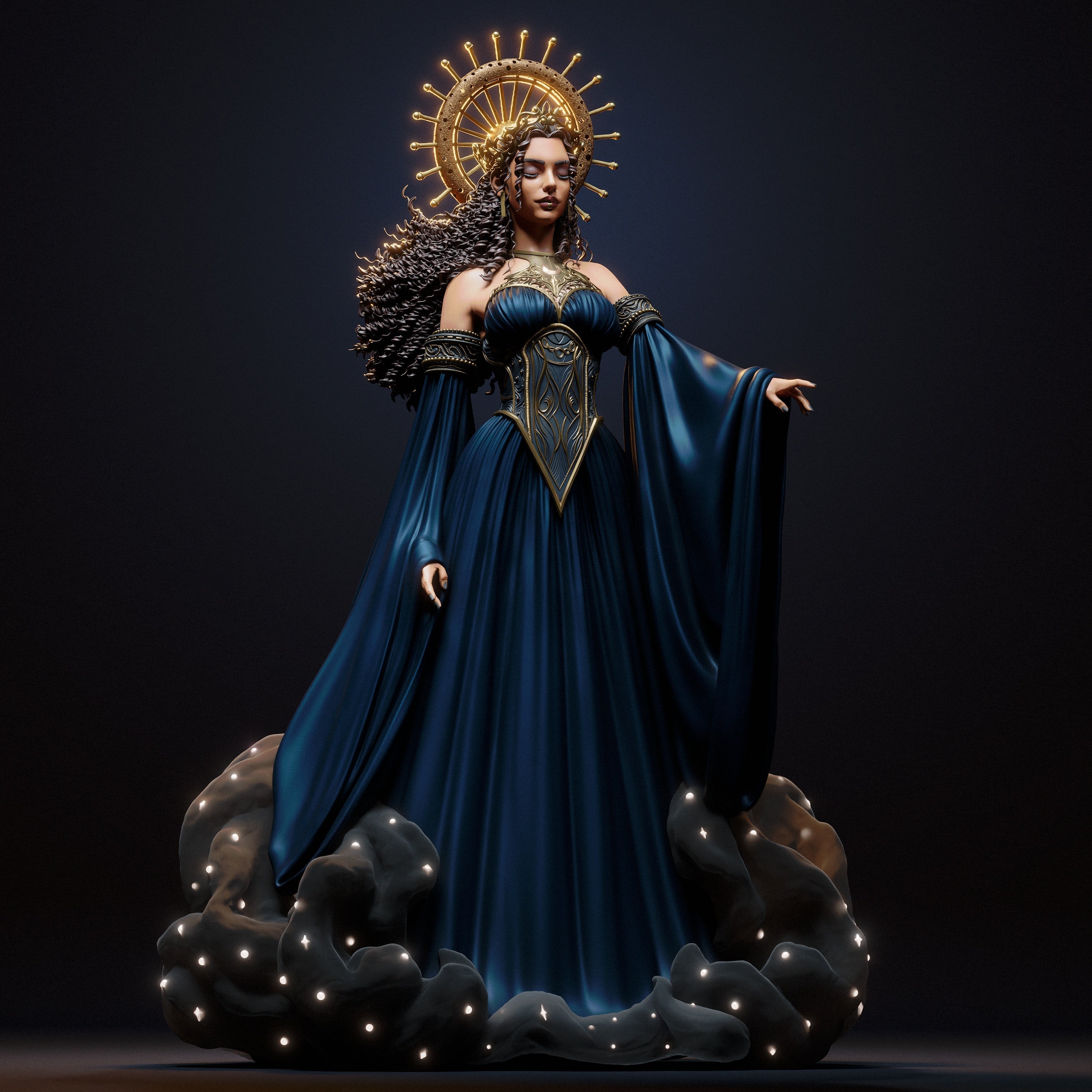 Nyx - Greek Goddess - 1:6, 1:9 Scale Figures & Bust