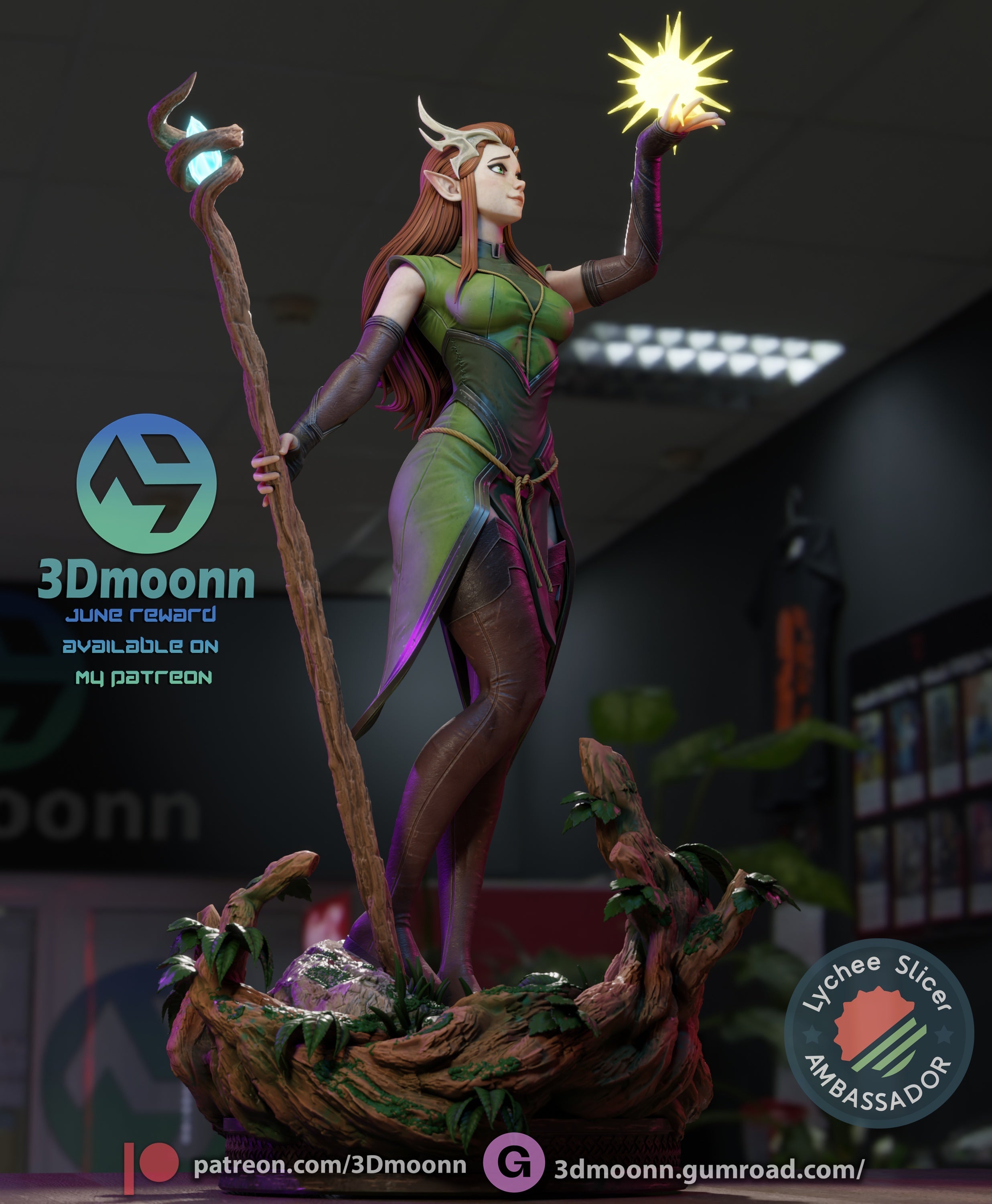 Keyleth - Critical Role / Vox Machina (SFW/NSFW 18+ Only) - 1:6 Scale & Bust