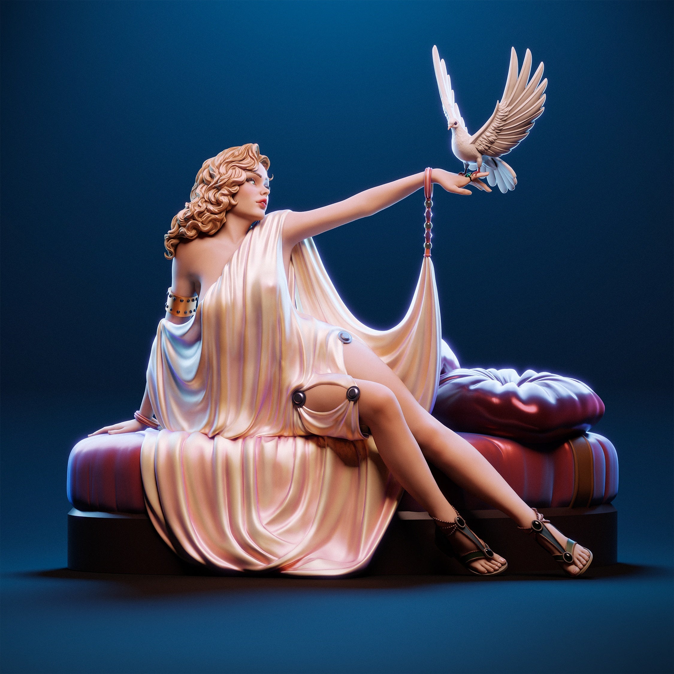 1950s Pin Up / Calendar Girl - 1:6 & 1:9 Scale Figures