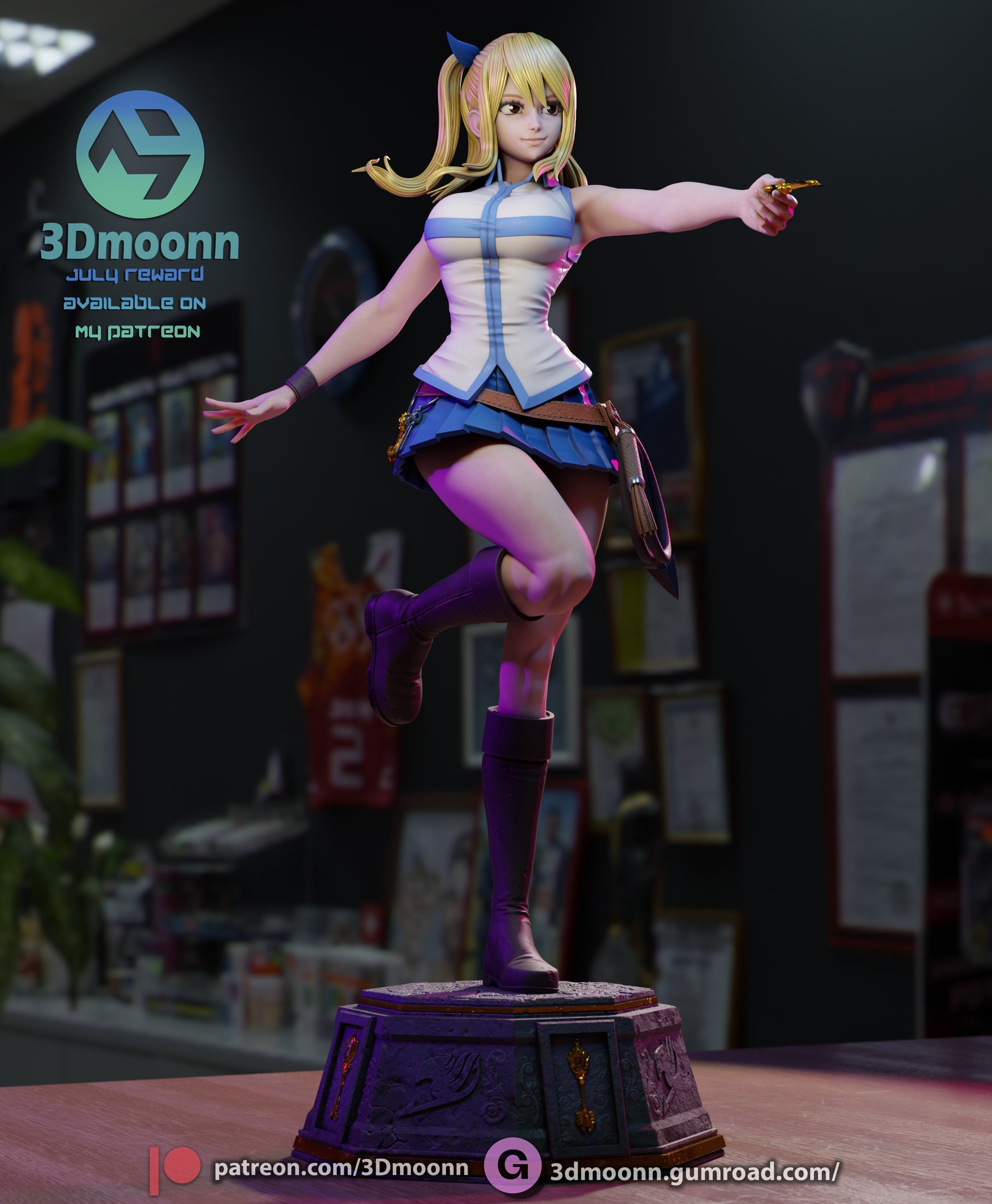 Lucy - Fairy Tail (SFW/NSFW 18+) - 1:6 Scale