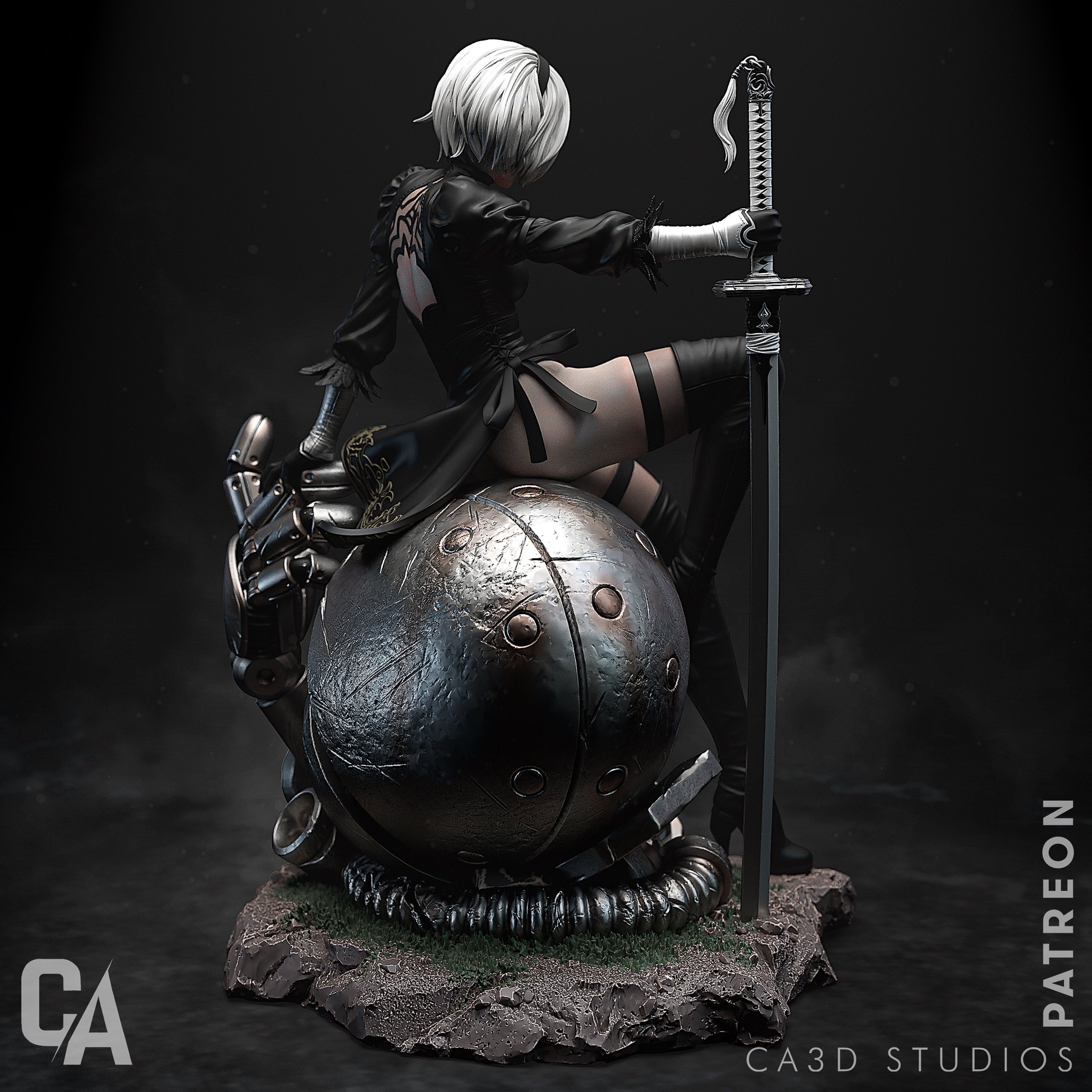 YoRHa No.2 Type B - Nier Automata (SFW/NSFW 18+ Only) - 1:6, 1:9 Scale Figures & Bust
