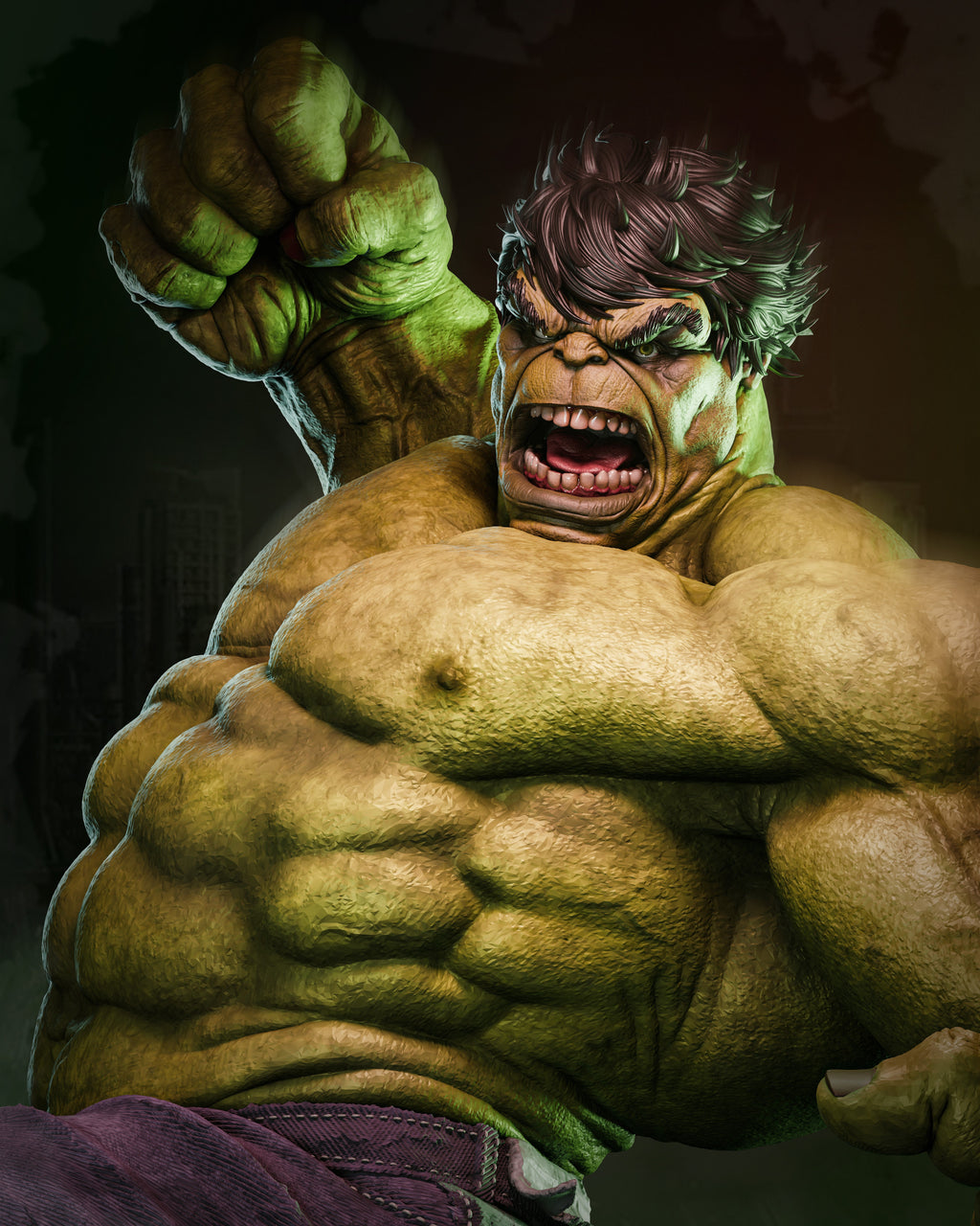 The Hulk - Marvel Comics - 1:6 Scale Figure & Bust