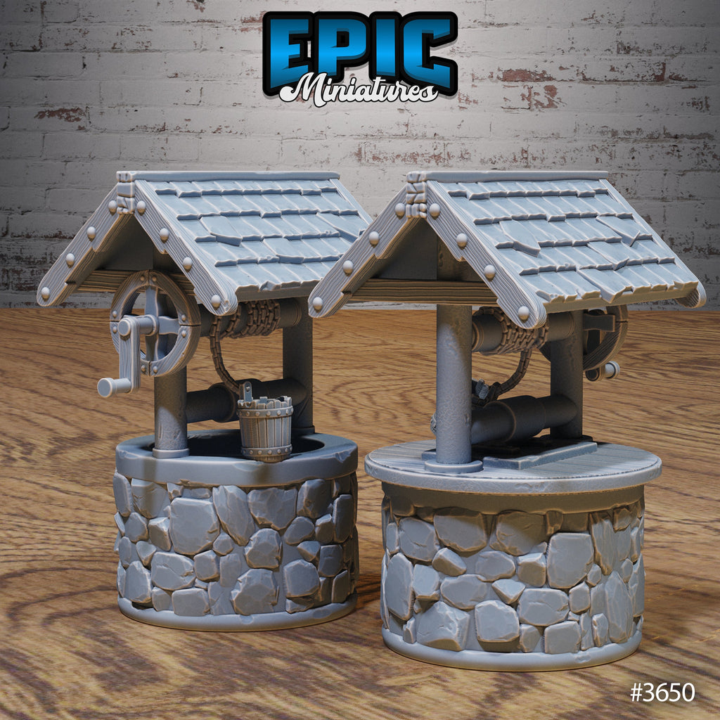 Bandit Camp Scatter Terrain – Stone Water Well