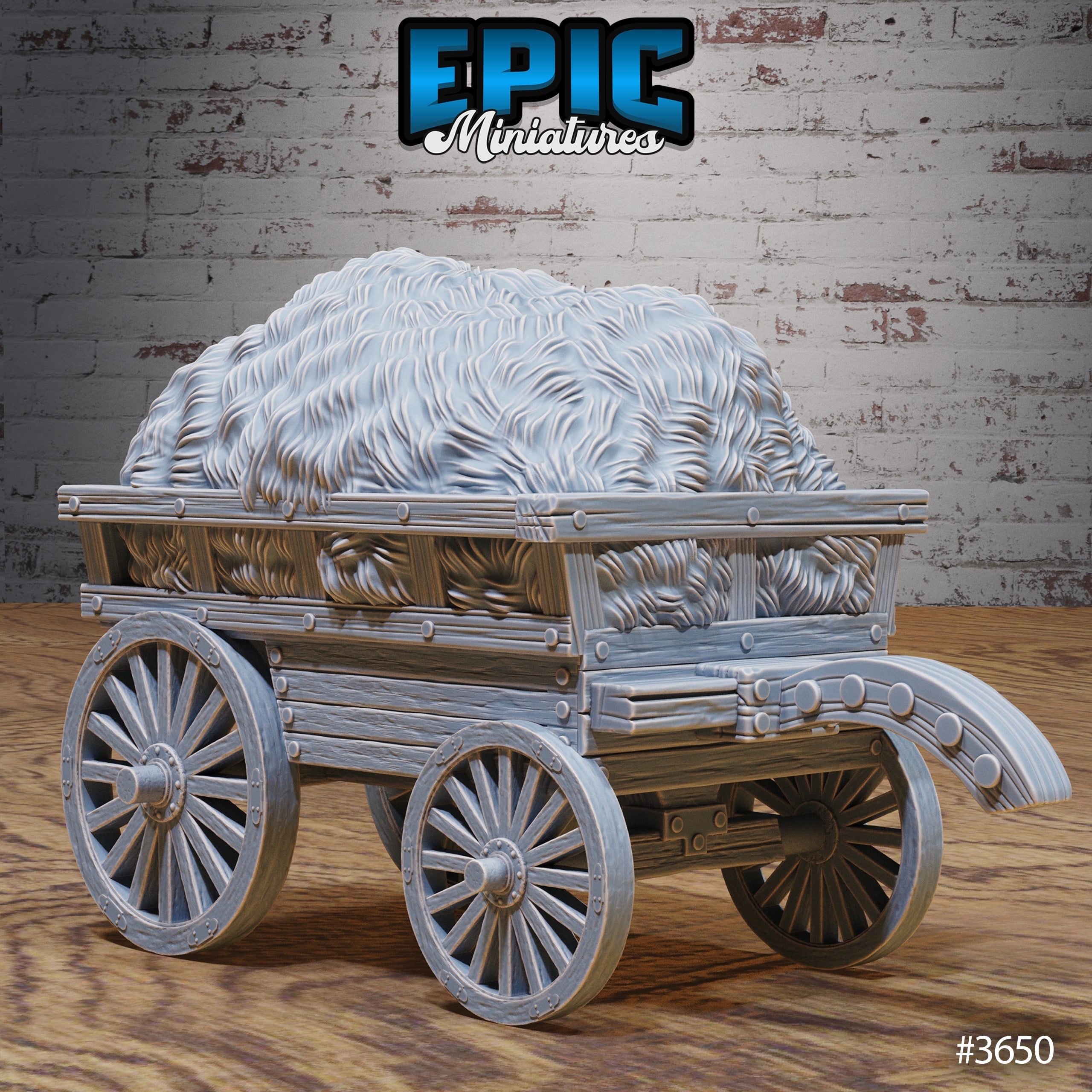 Bandit Camp Scatter Terrain – Hay Wagon