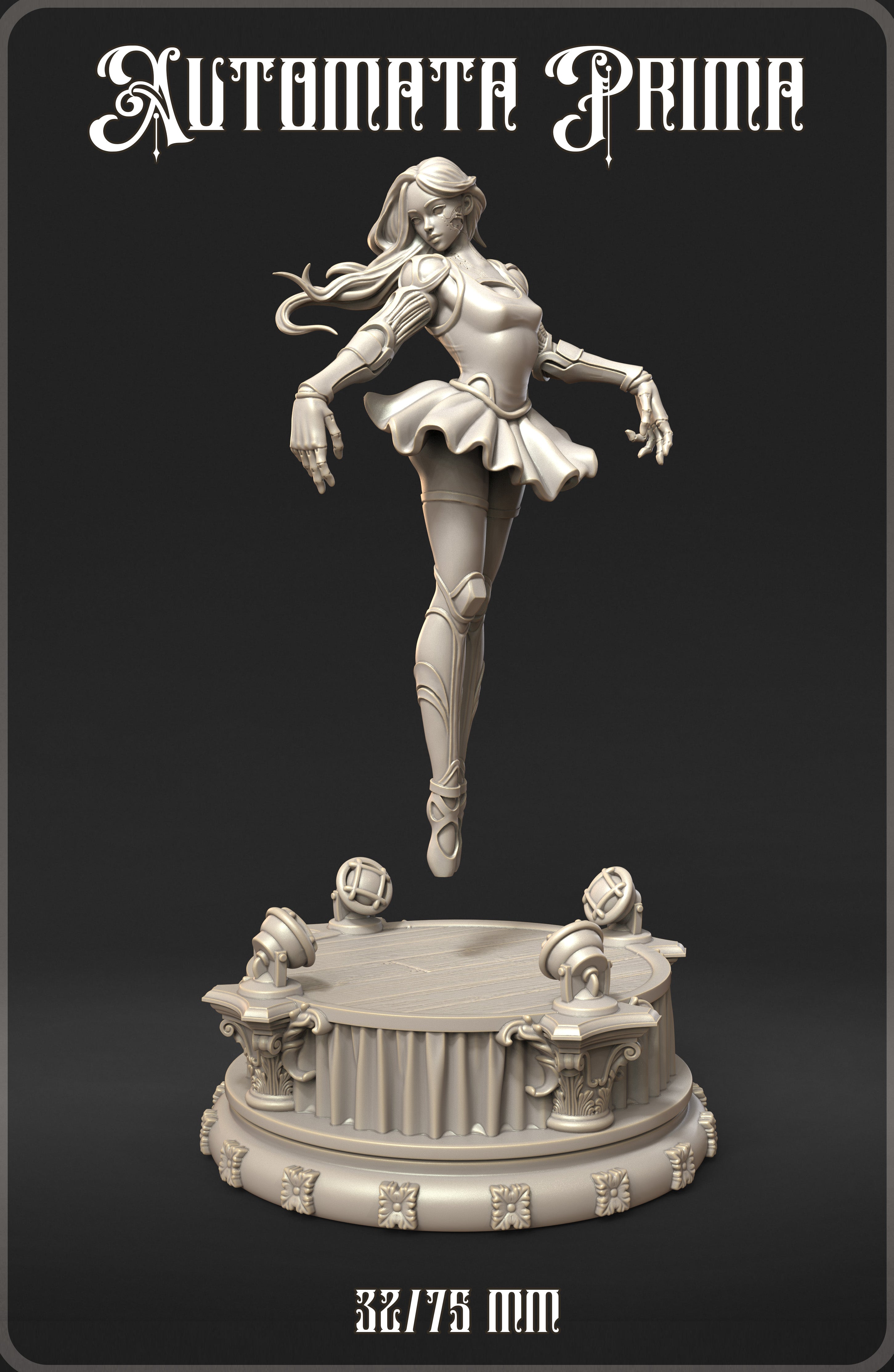 Automata Prima Warforged Bard Miniature