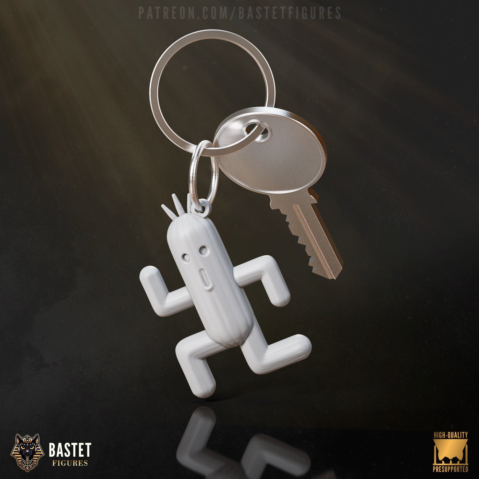 Rikku - Final Fantasy X - Cactaur - Keychain