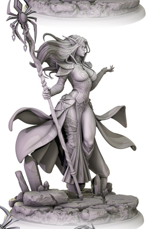 Drismera T'shar - Drow Archmage (SFW/NSFW 18+) - 75mm Scale