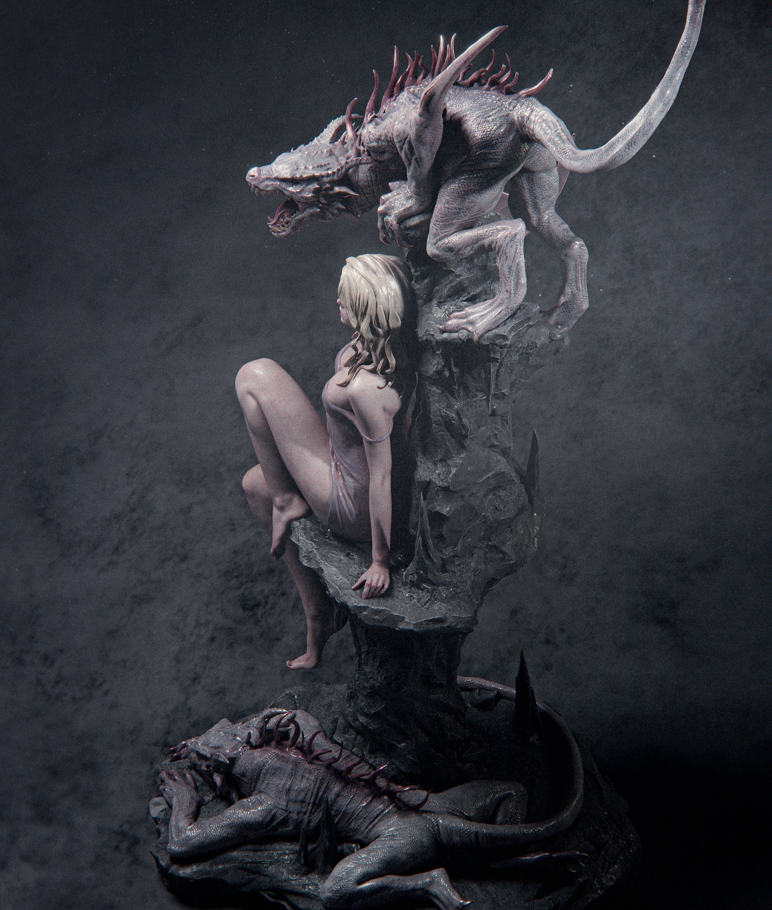 Elegy of the Wyrm - CA3D Original Figure - 1:6, 1:9 Scale Figures & Bust