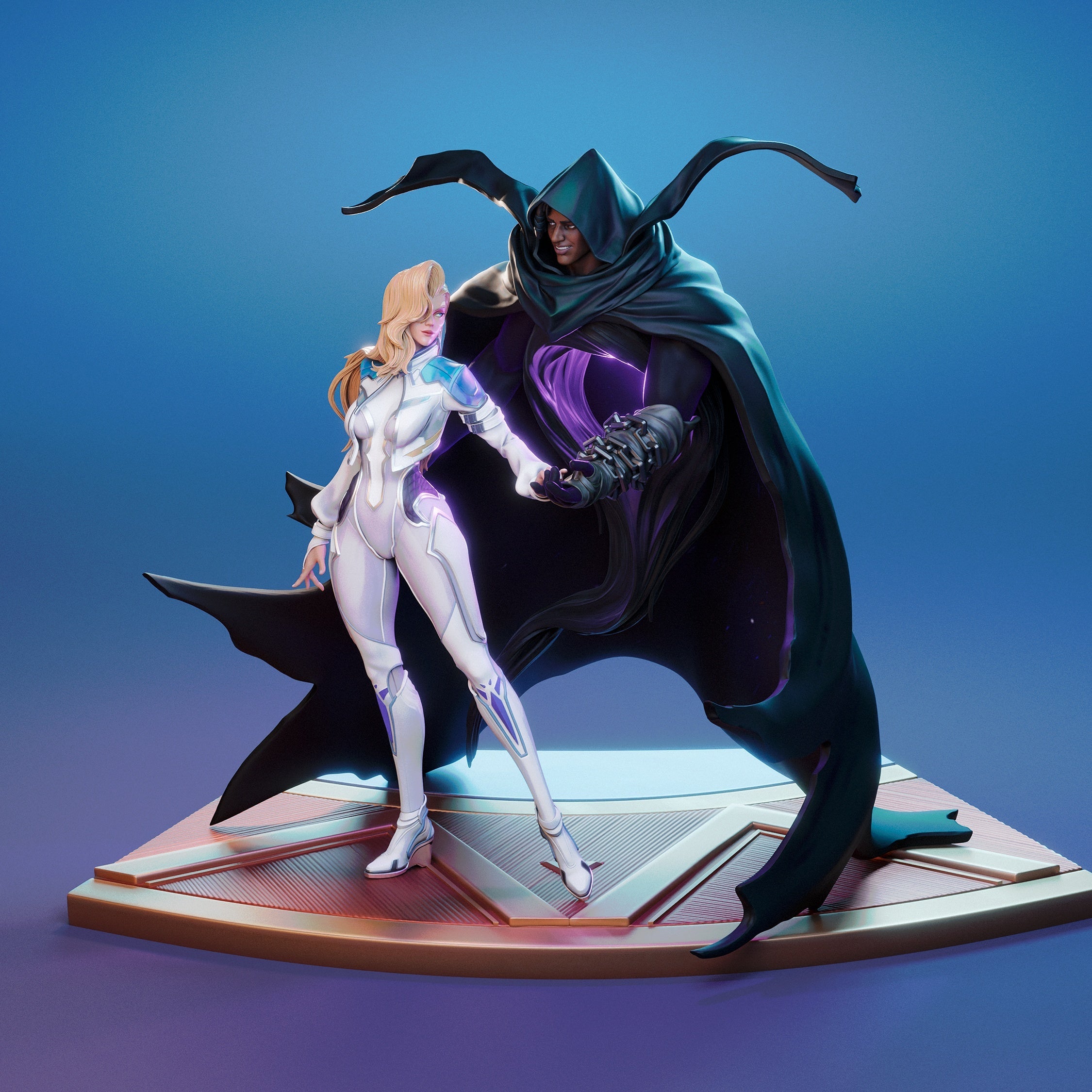 Cloak and Dagger - Marvel Rivals - 1:6, 1:9 Scale Figures & Bust